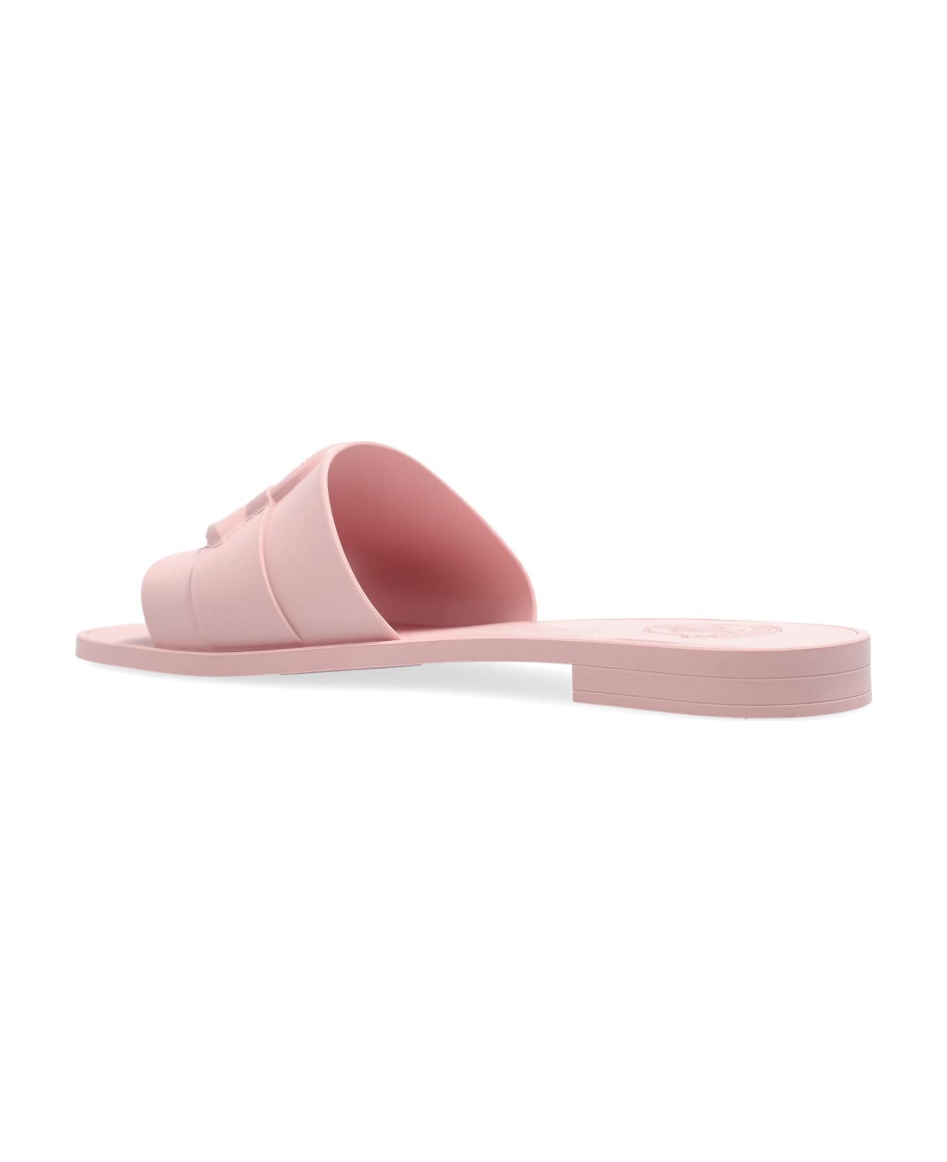 Moncler 'mon' Slides - Light pink