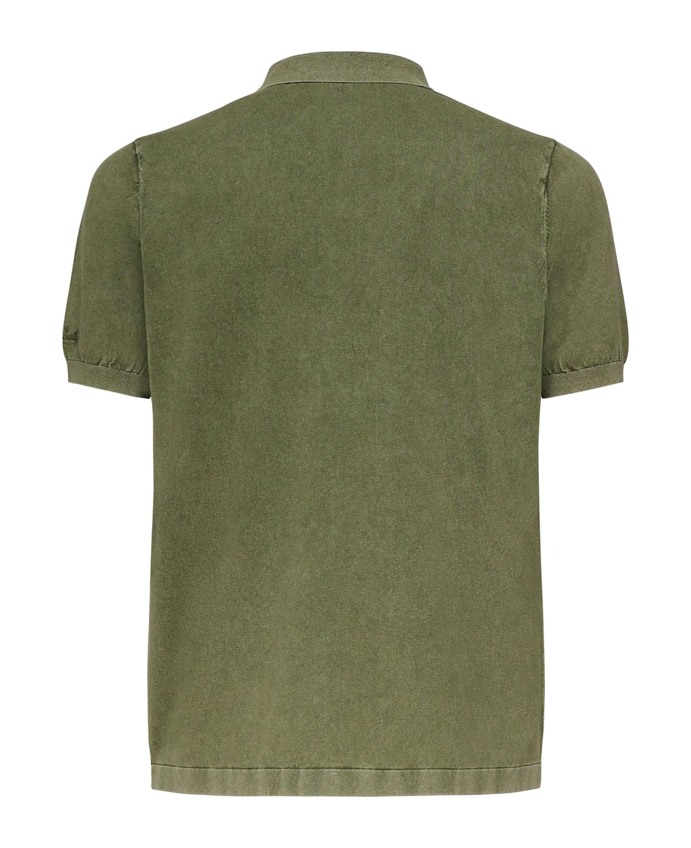 MC2 Saint Barth Sloan Polo With Logo - Army green
