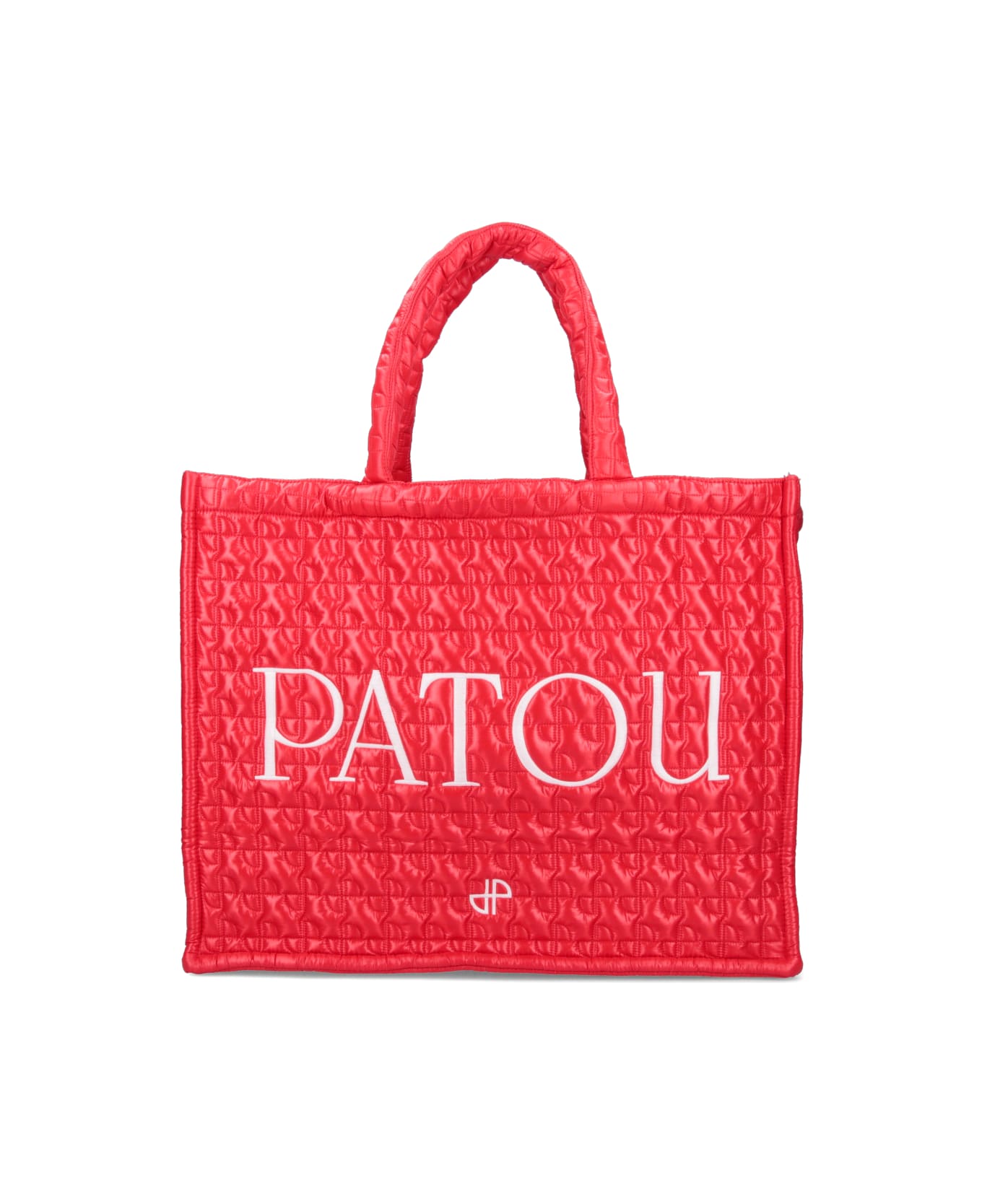 Patou Quilted Tote Bag - Red