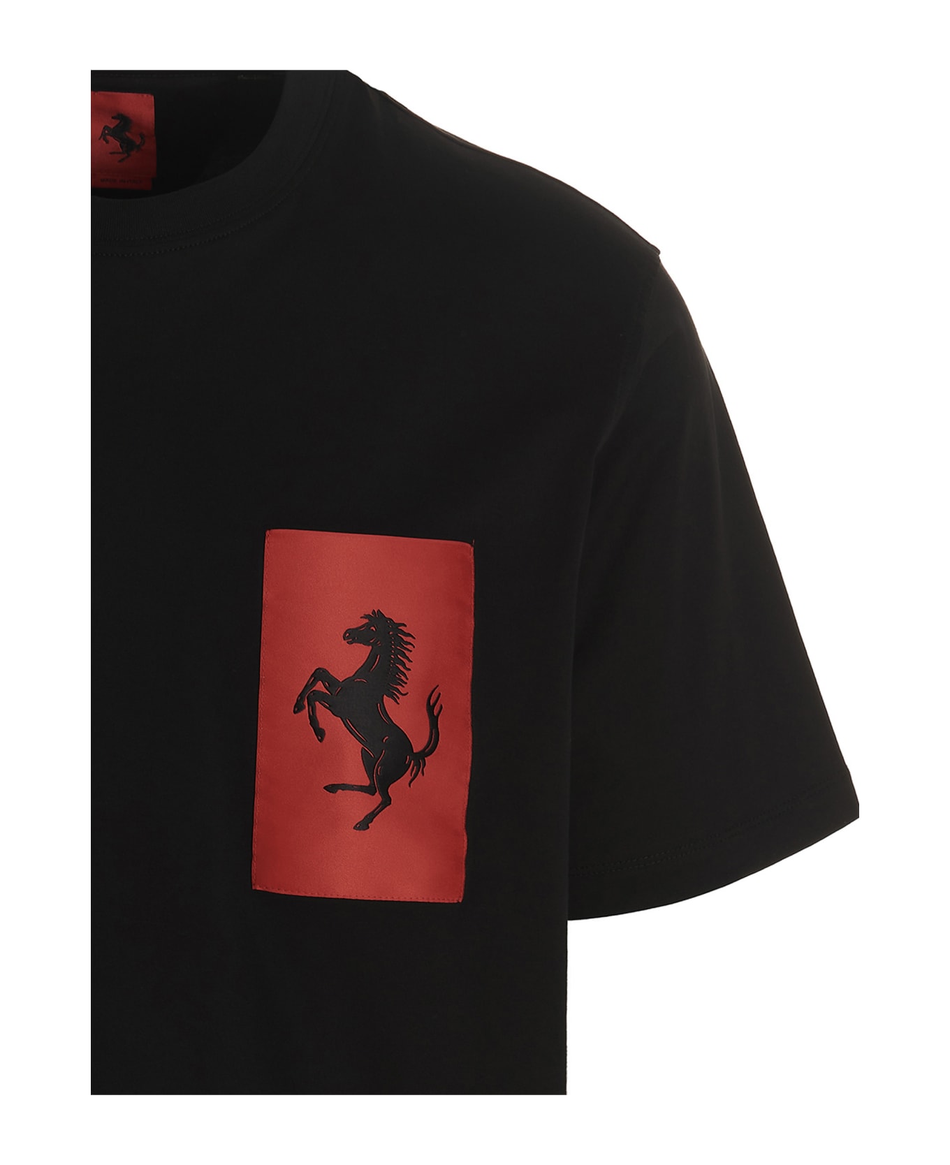 Ferrari T-shirt 'label Pocket' - BLACK