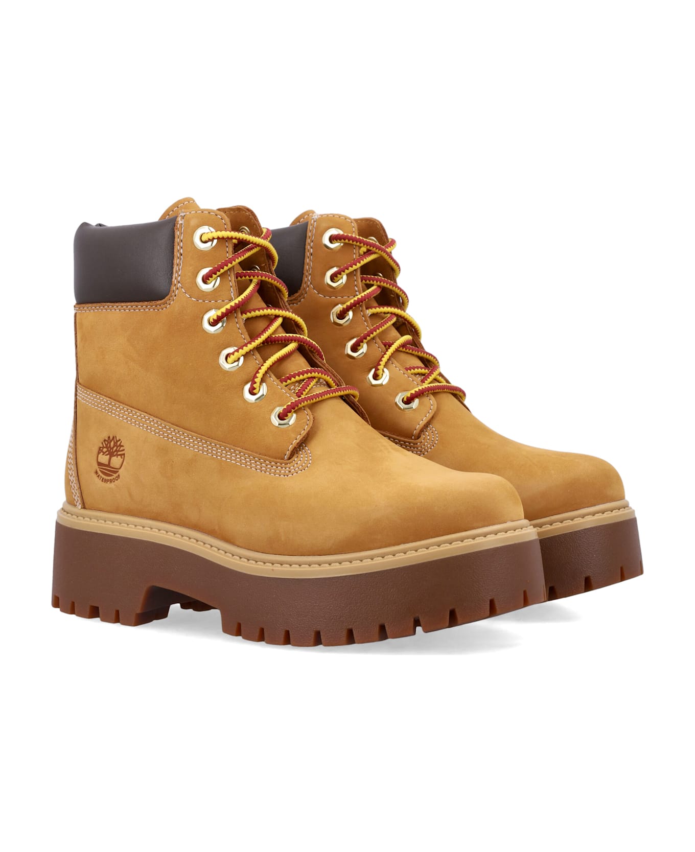 Timberland Stone Street 6-inch Waterproof Leather Platform Boots - HONEY