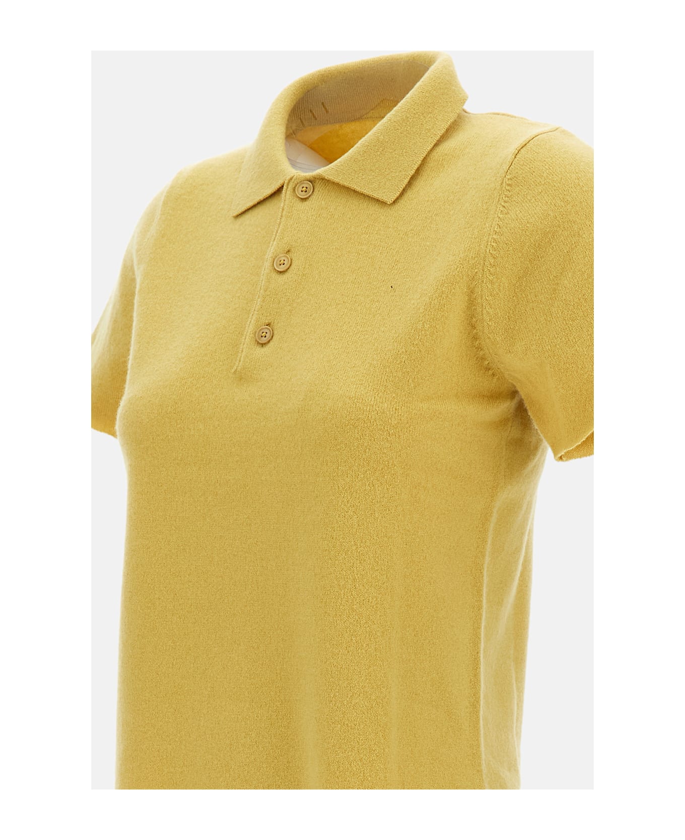 Extreme Cashmere Salamander Polo - Yellow