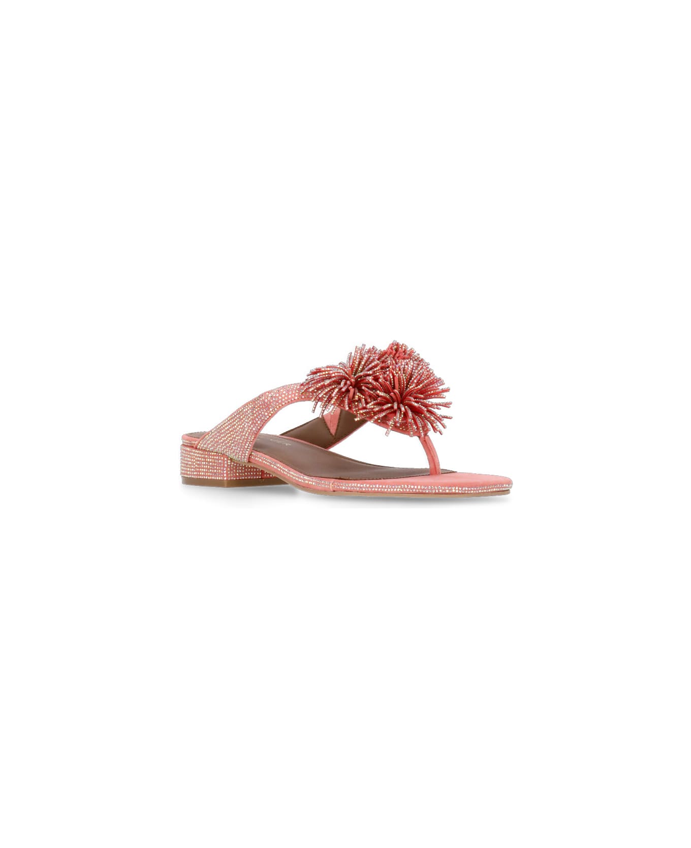 Kurt Geiger Pom Pom Sandals - Pink