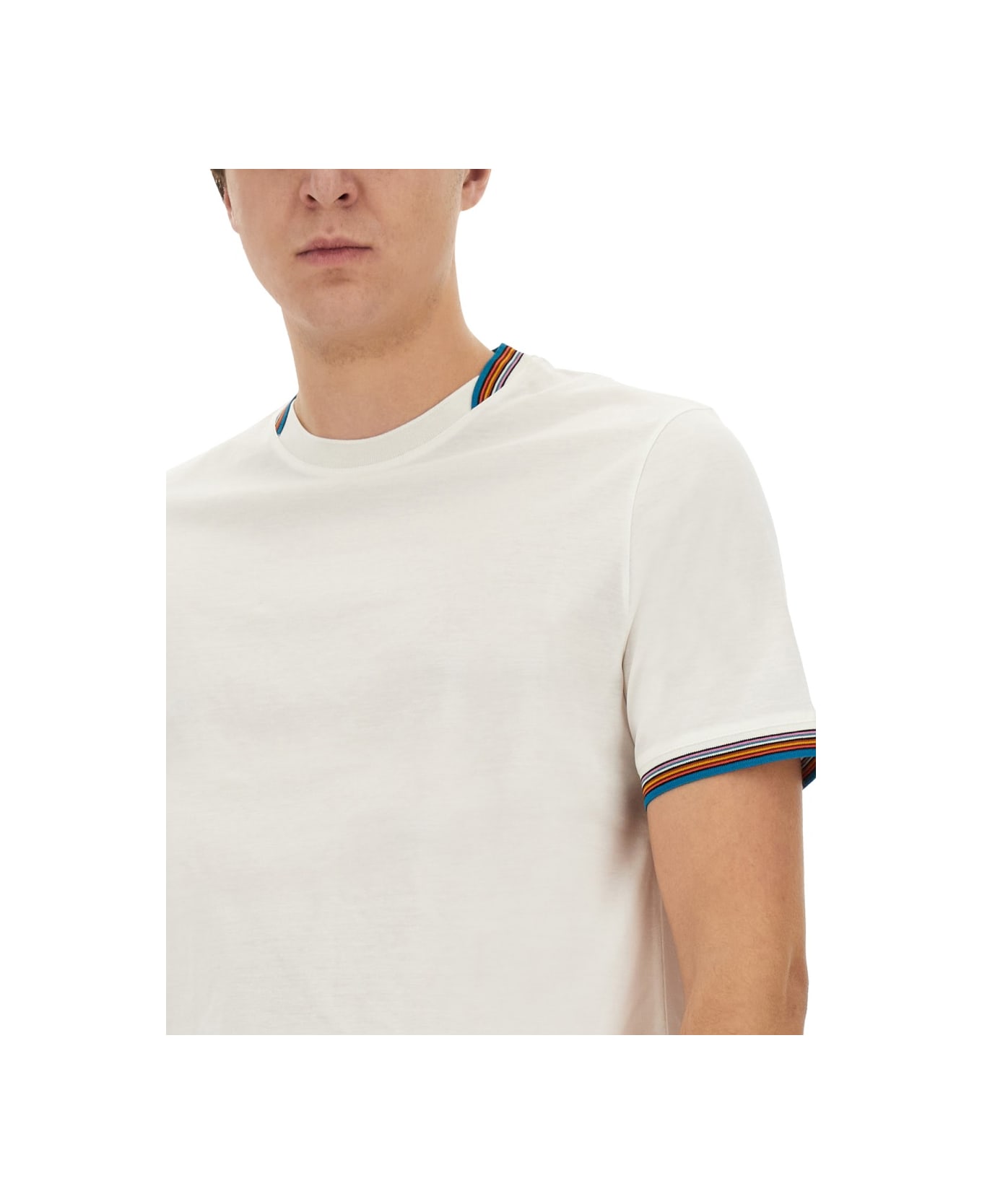Paul Smith Cotton T-shirt - WHITE シャツ
