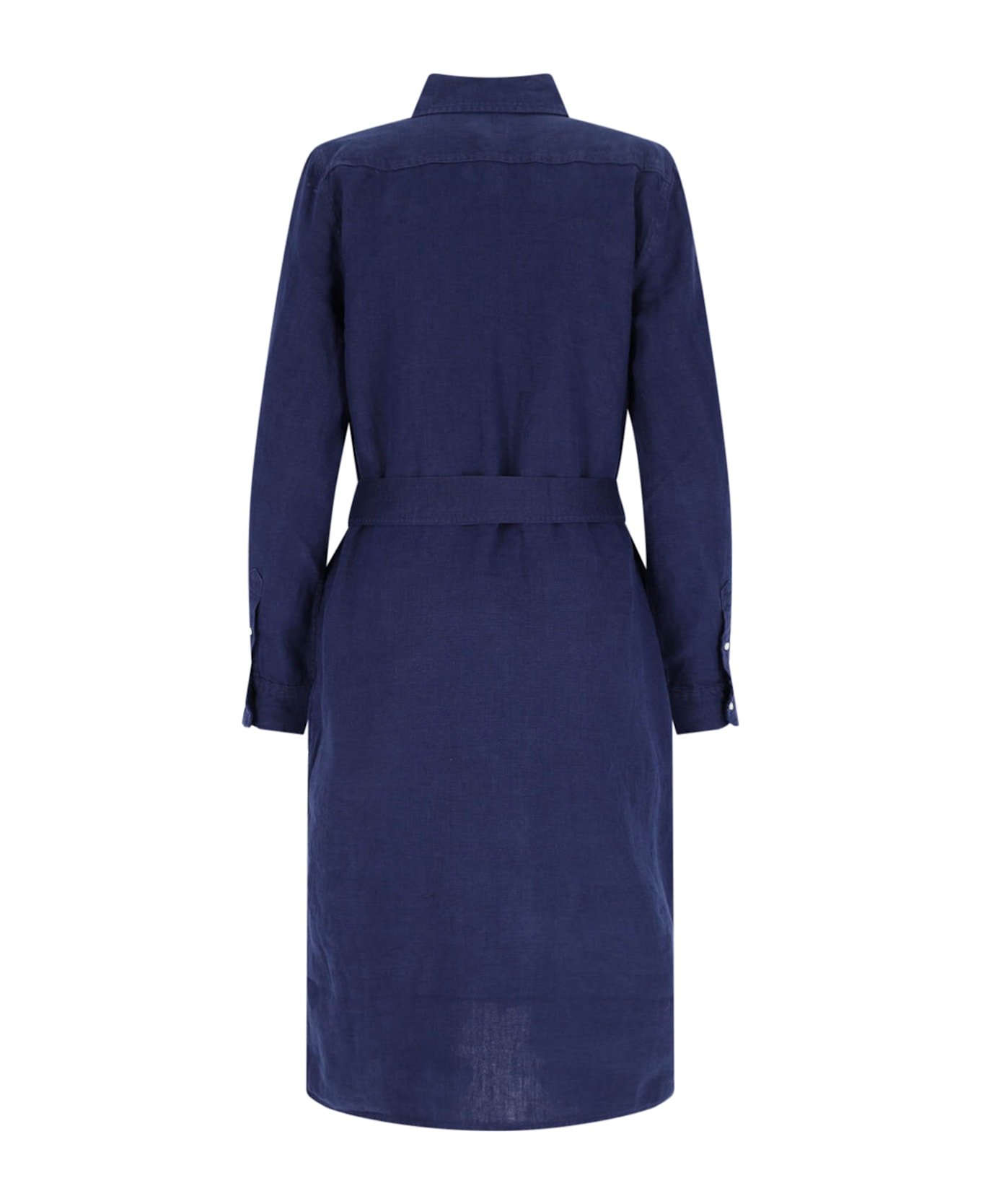 Polo Ralph Lauren Chemisier Midi Dress - Blue