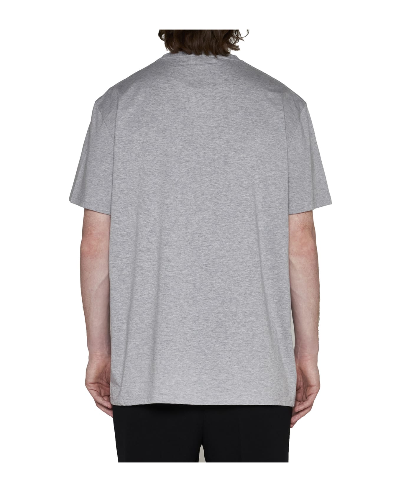 Alexander McQueen Graffiti Logo T-shirt - Grey
