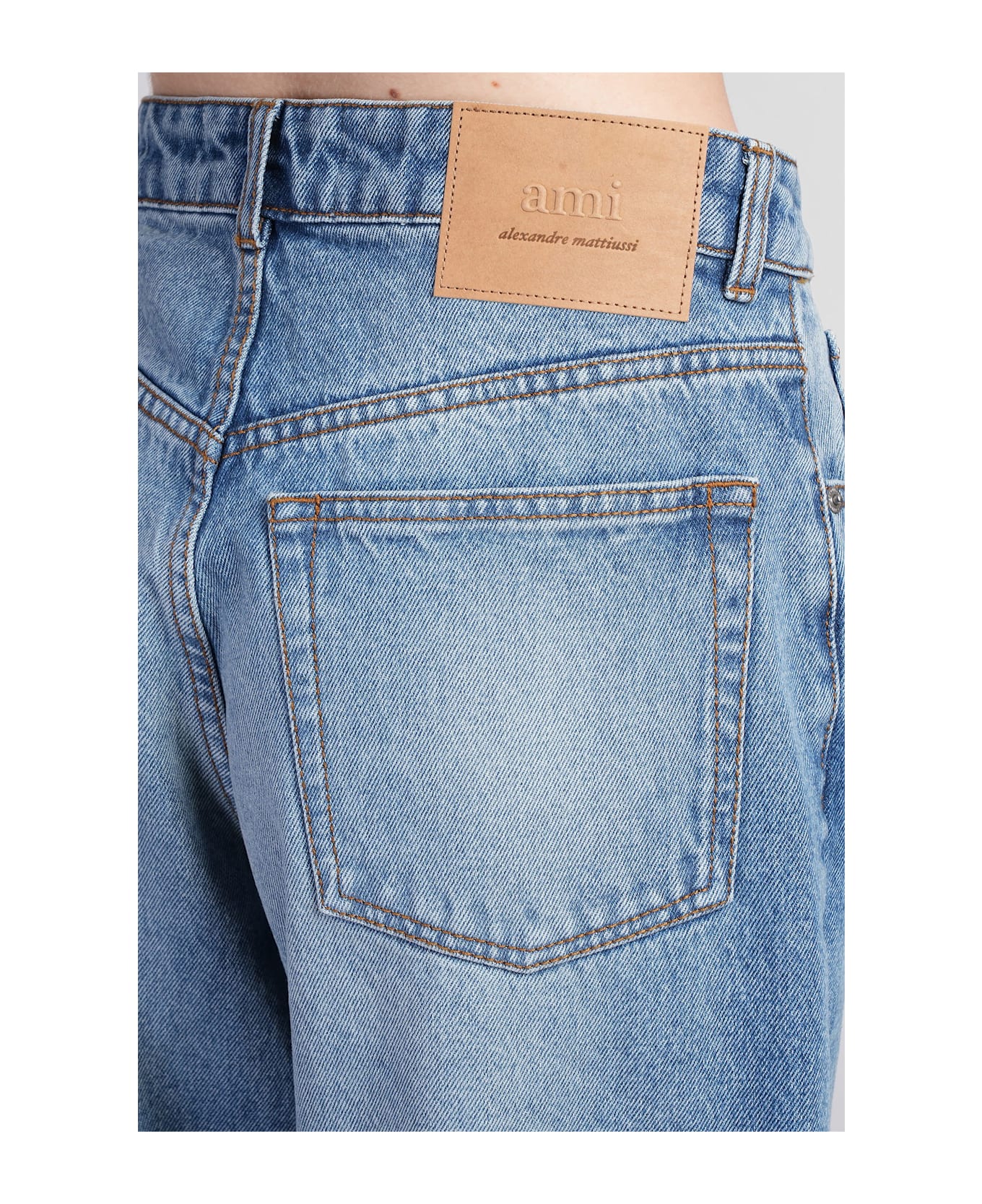 Ami Alexandre Mattiussi Jeans In Blue Cotton - blue