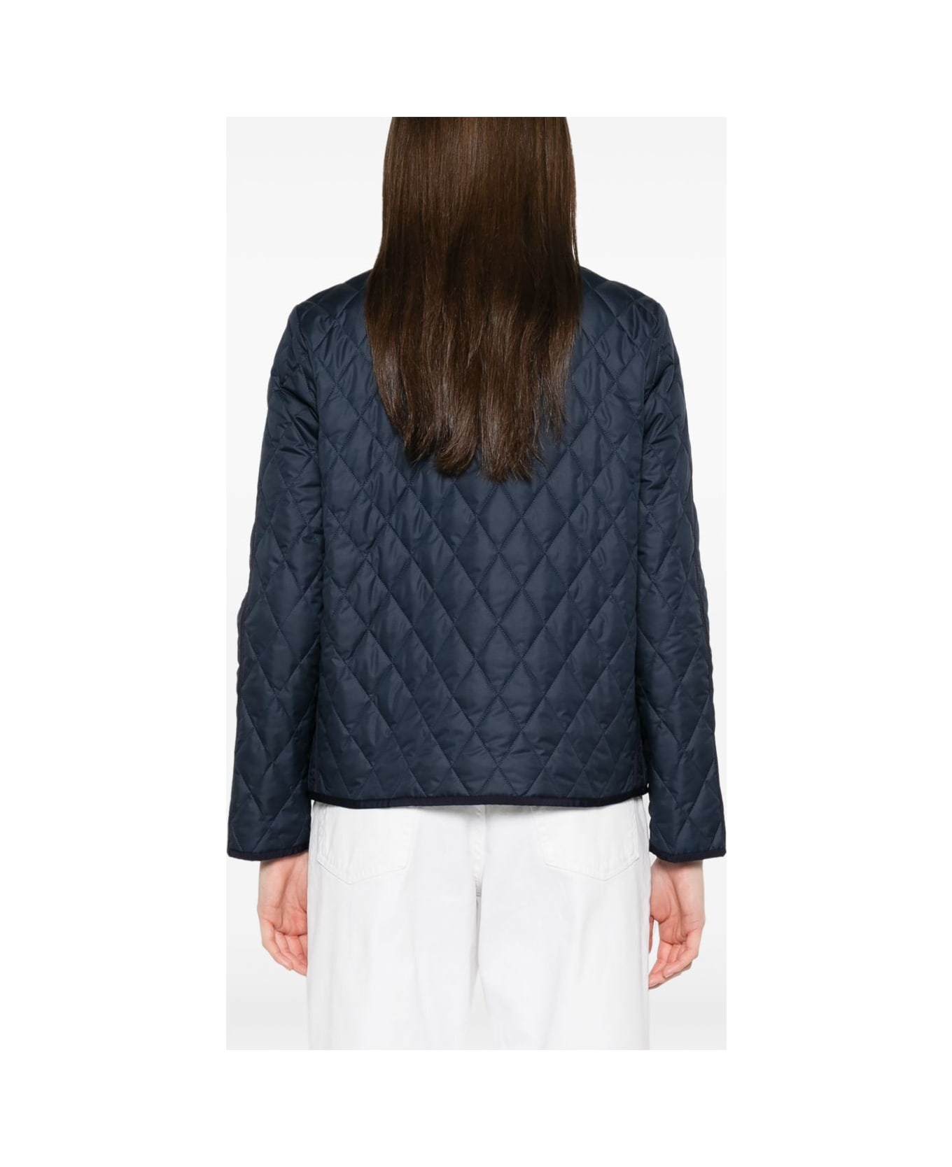 Fay 3ganci Quilted Jacket - Blue