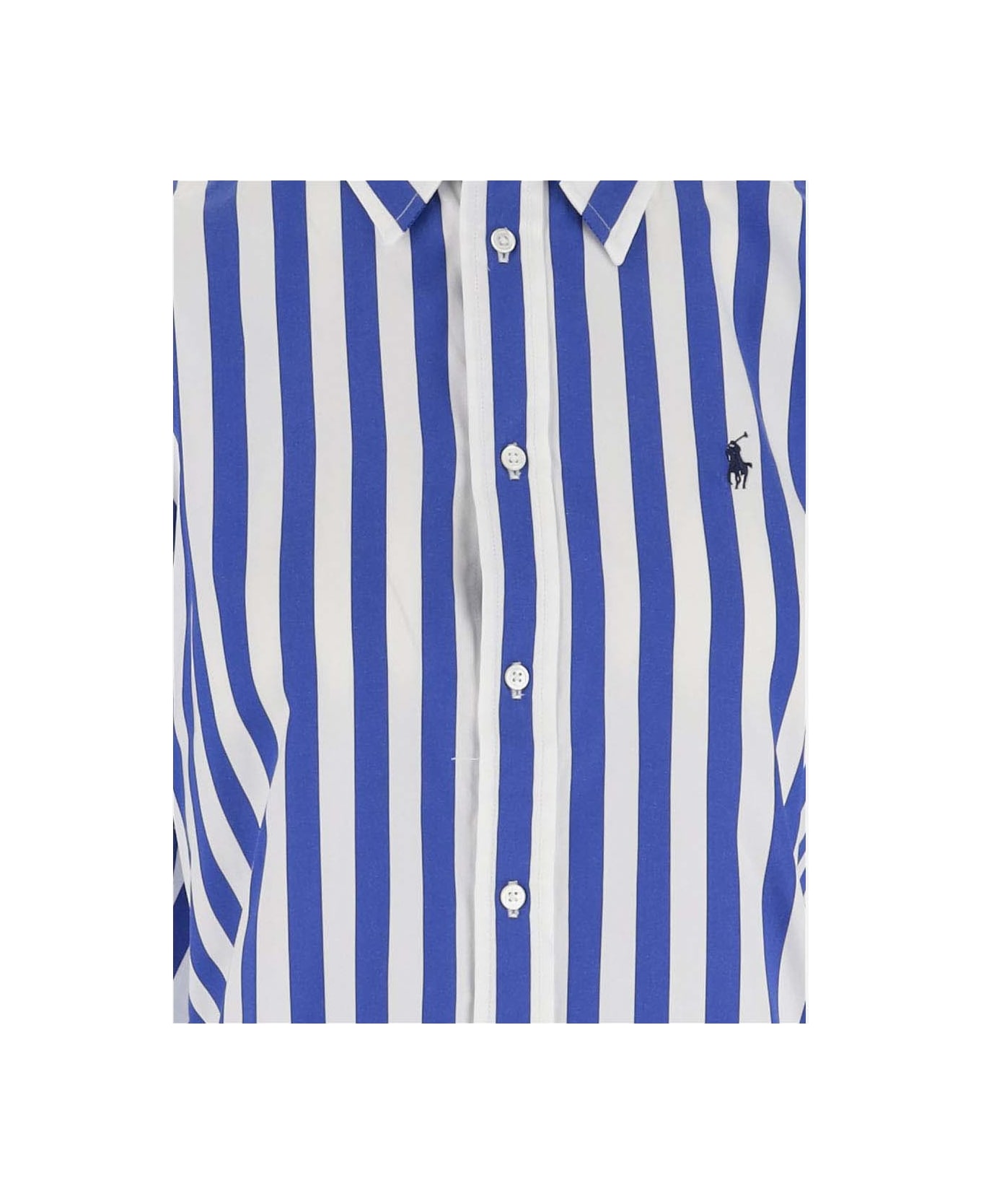 Polo Ralph Lauren Striped Cotton Shirt With Logo - Red