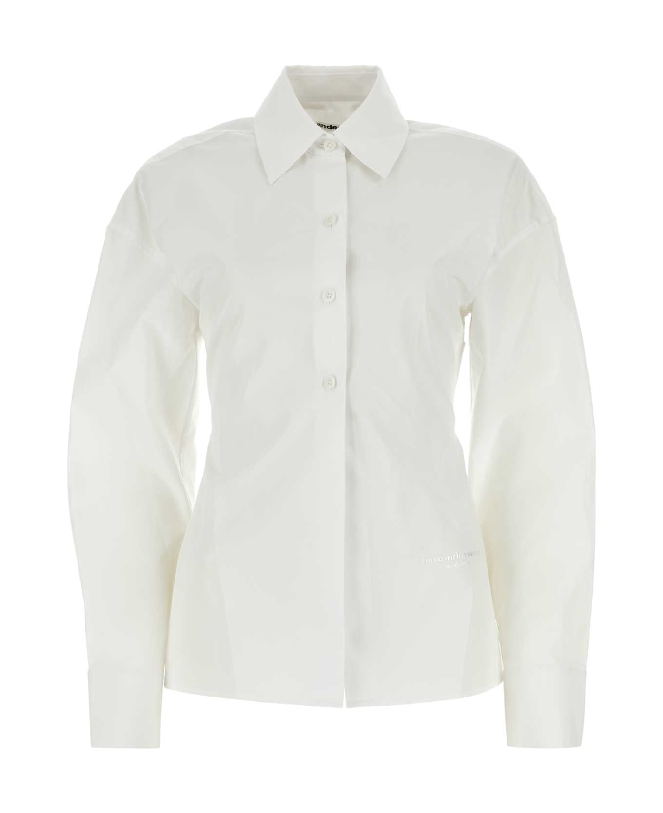 Alexander Wang White Poplin Shirt - White シャツ