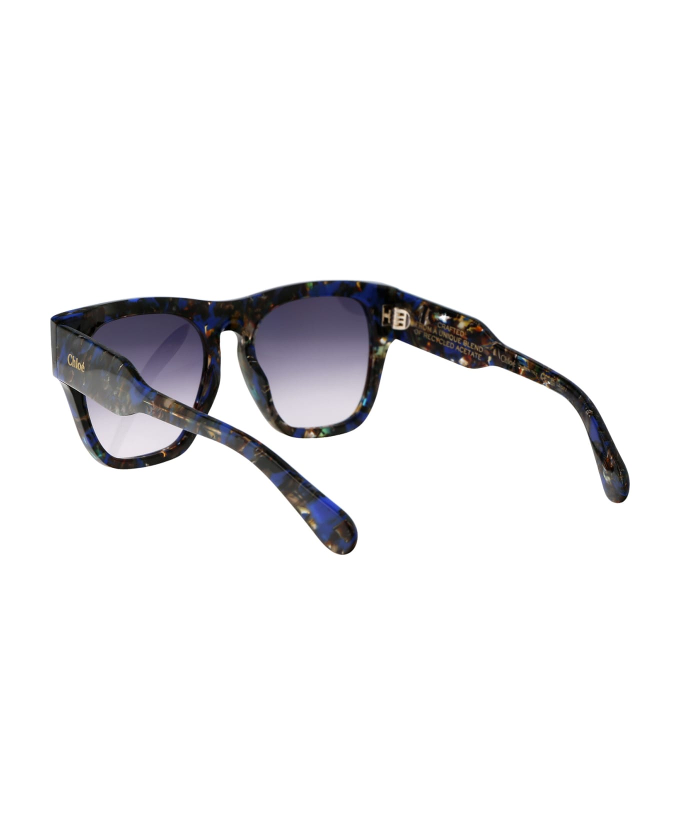 Chloé Eyewear Ch0149s Sunglasses - 008 BLUE BLUE BLUE