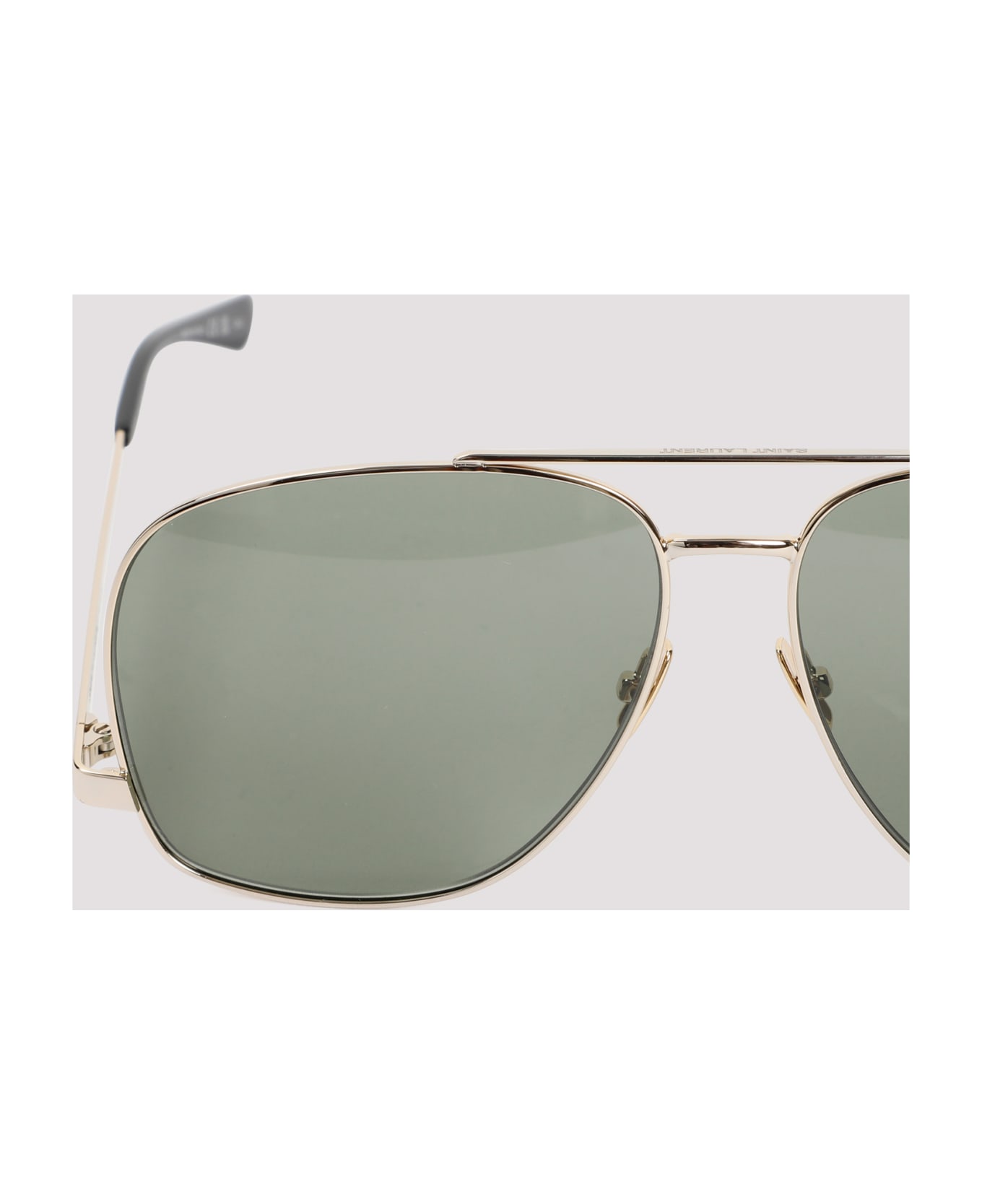 Saint Laurent Sl653 Aviator Sunglasses - Lt Gold