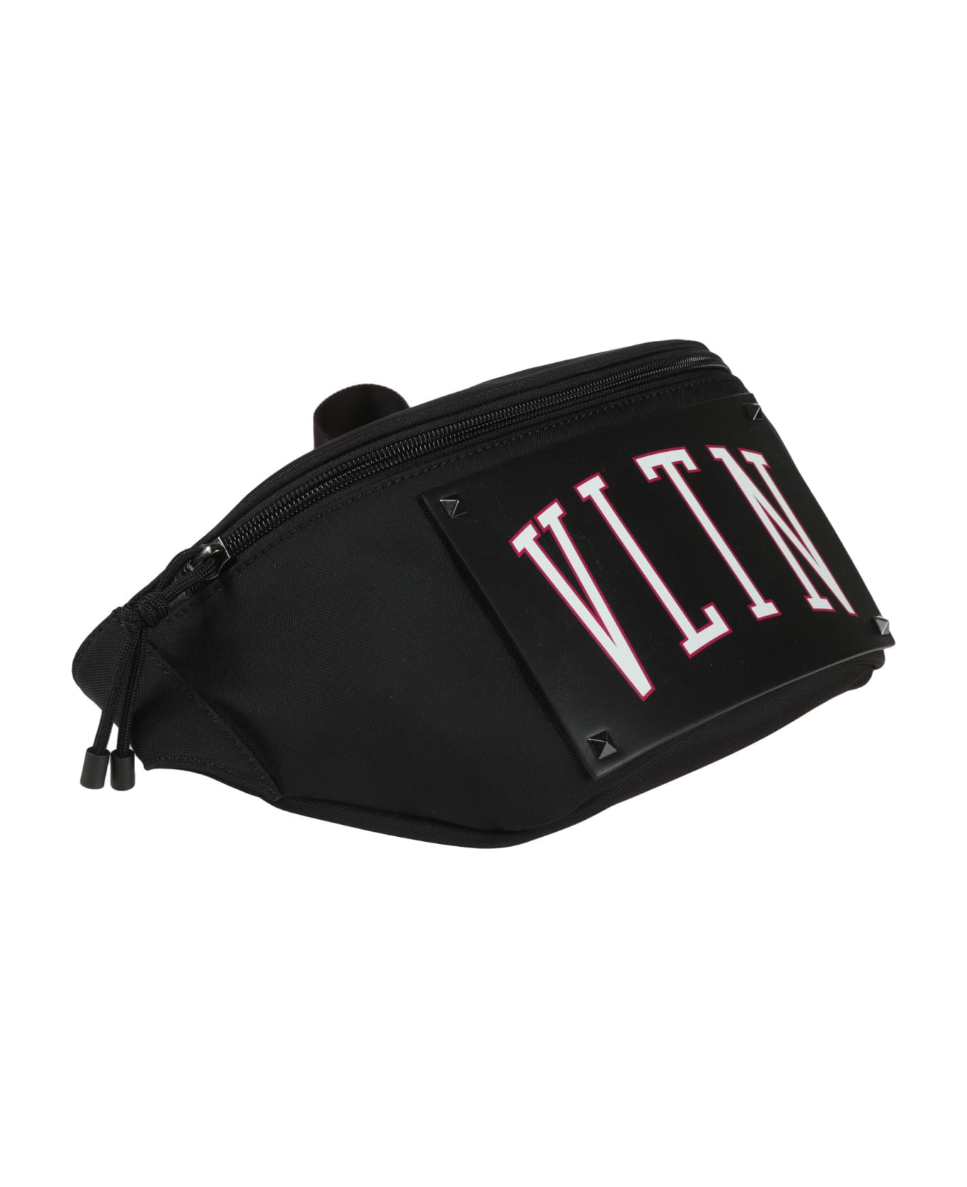 Valentino Garavani Vltn Studded Logo Belt Bag - Black