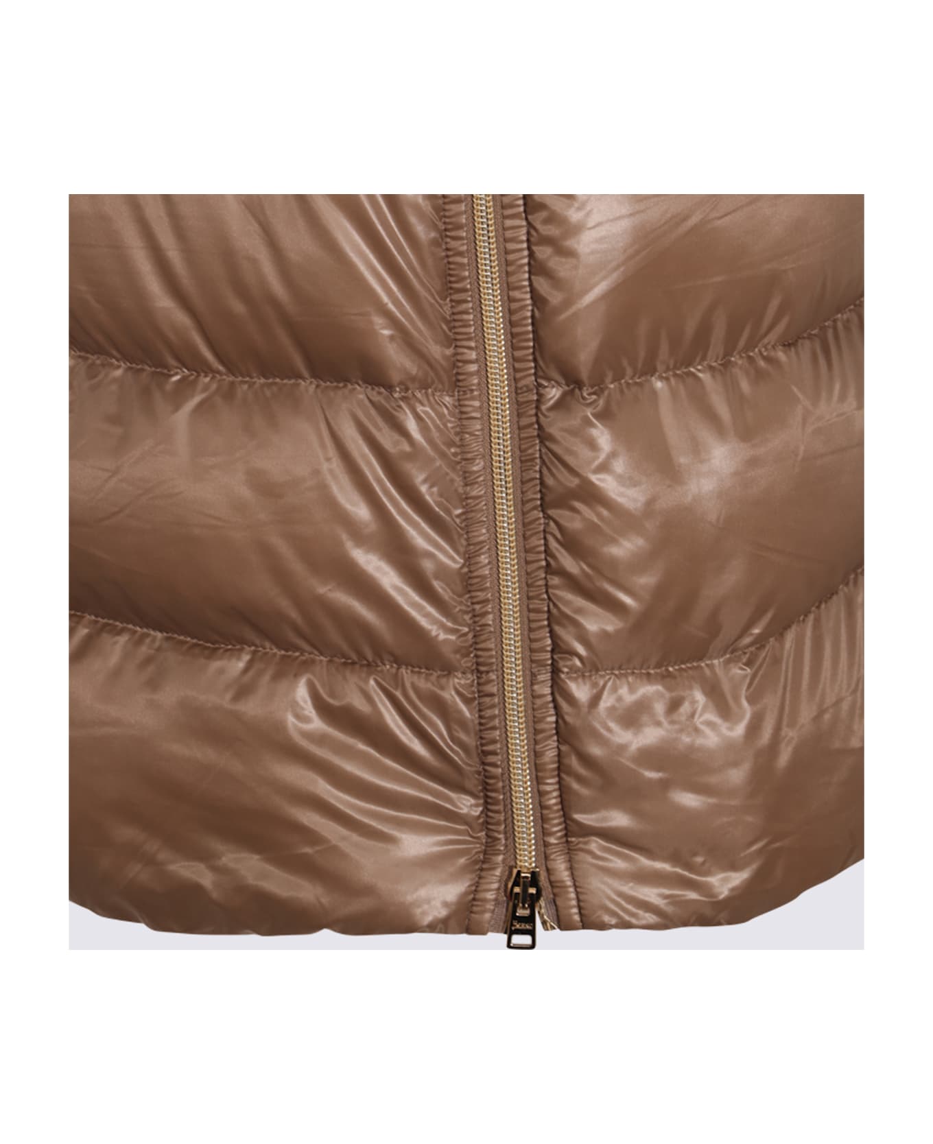 Herno Beige Down Jacket - Dove Grey