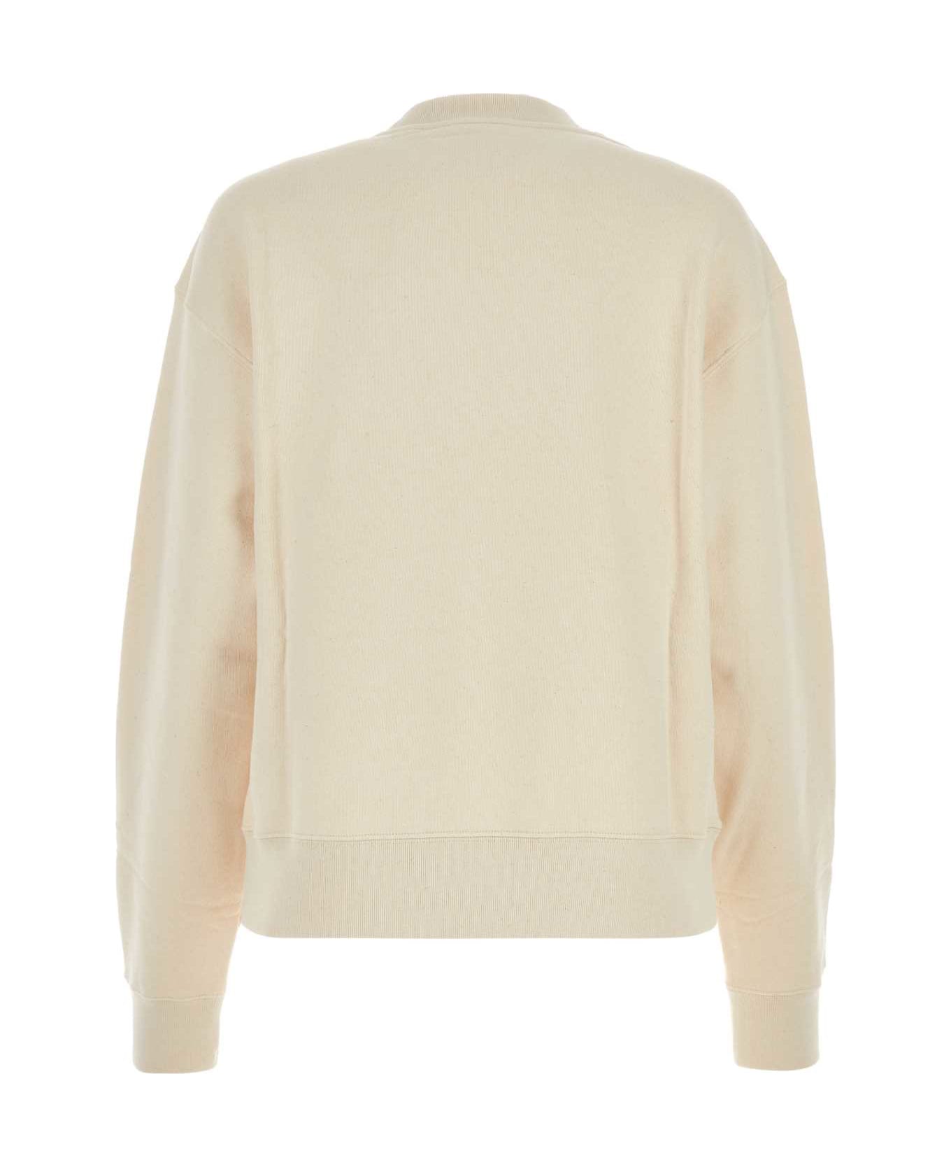 Jil Sander Ivory Cotton Oversize Sweatshirt - 279