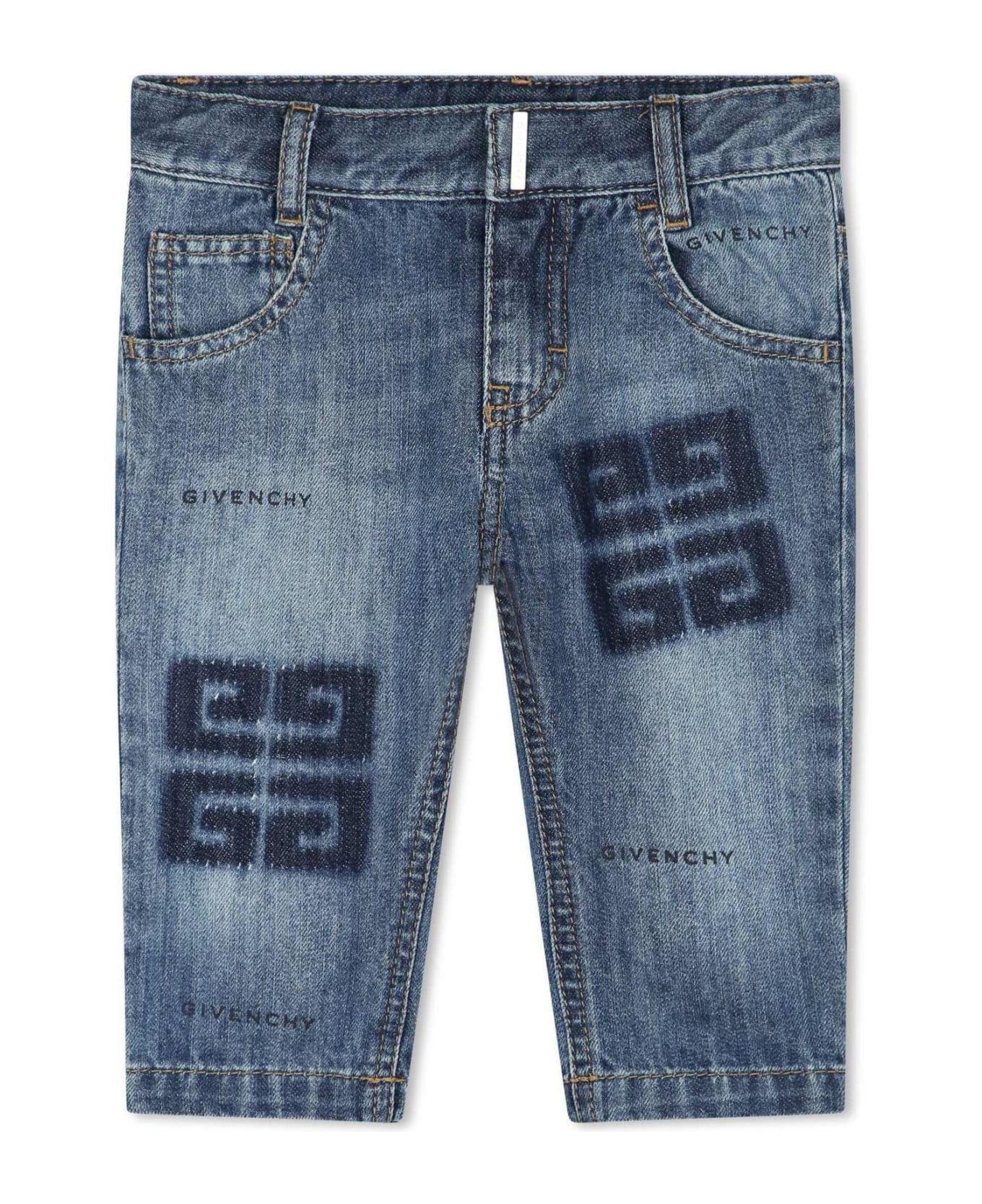 Givenchy Kids Jeans Blue - Blue ボトムス