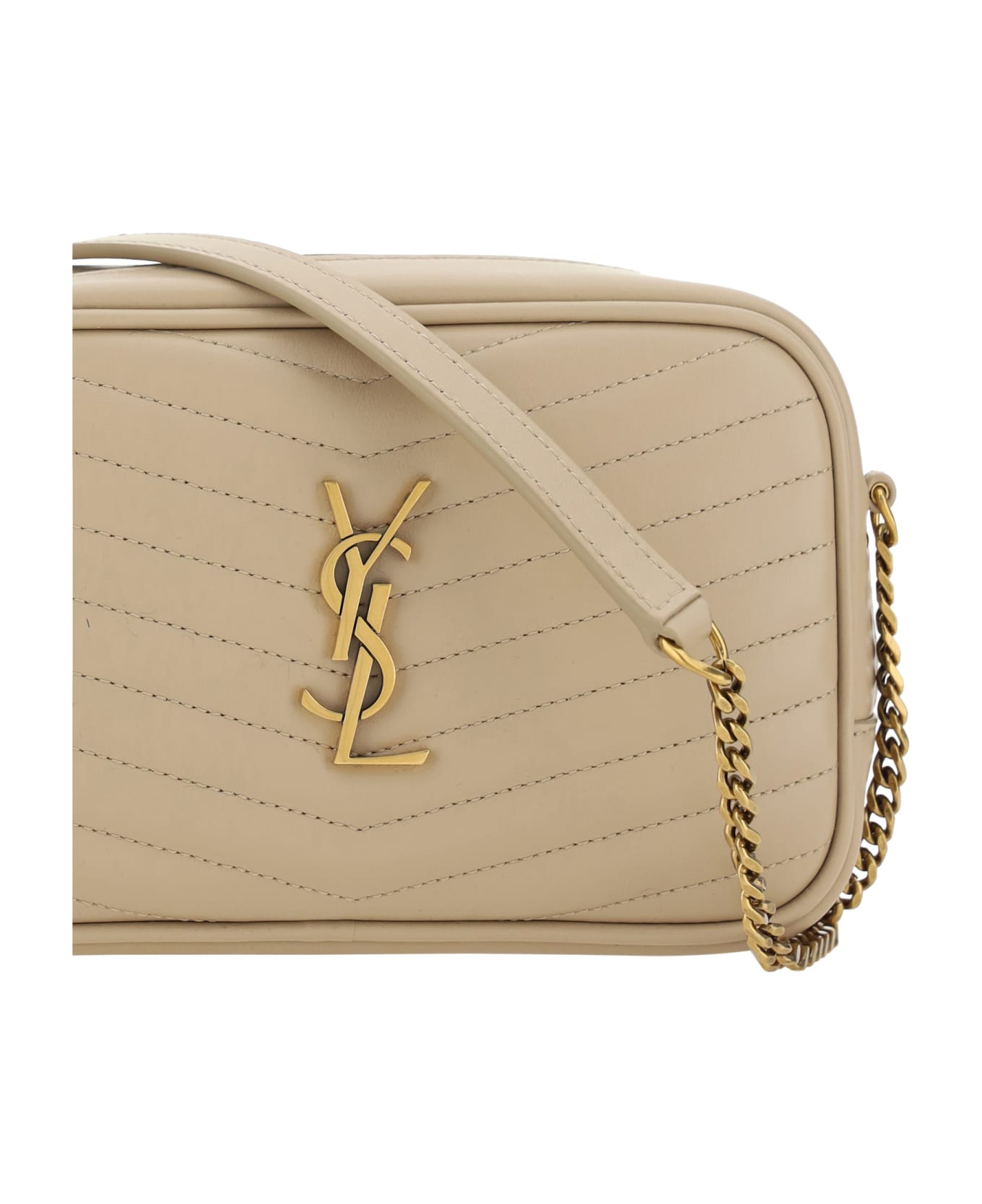 Saint Laurent Lou Shoulder Bag - DOVE
