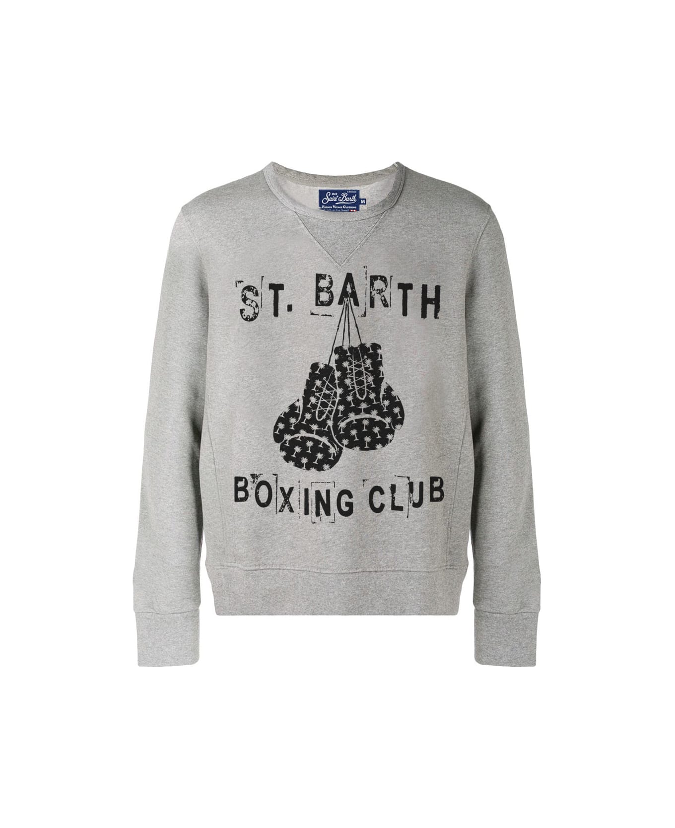 MC2 Saint Barth St. Barth Boxing Club Grey Sweatshirt - GREY