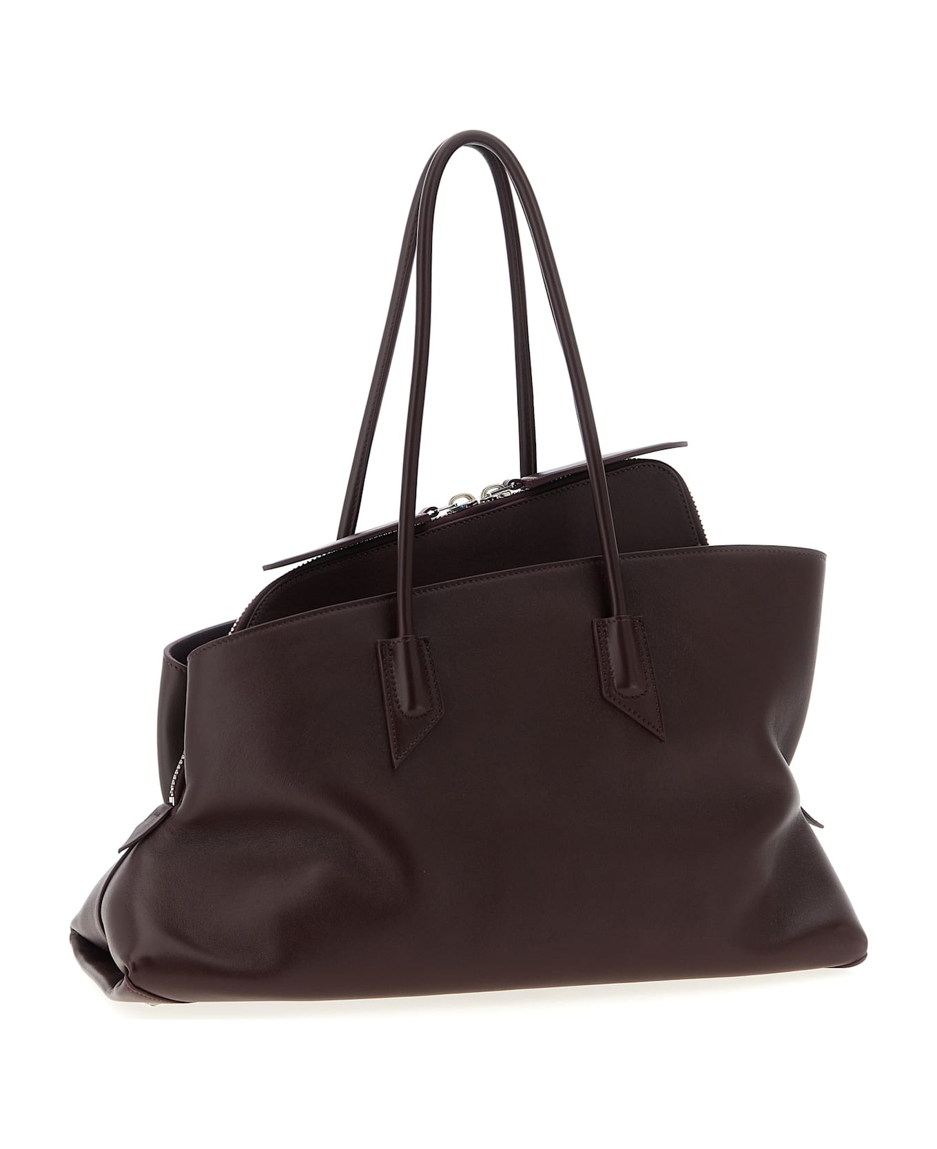 The Attico 
la Passeggiata Medium
 Shoulder Bag - Bordeaux
