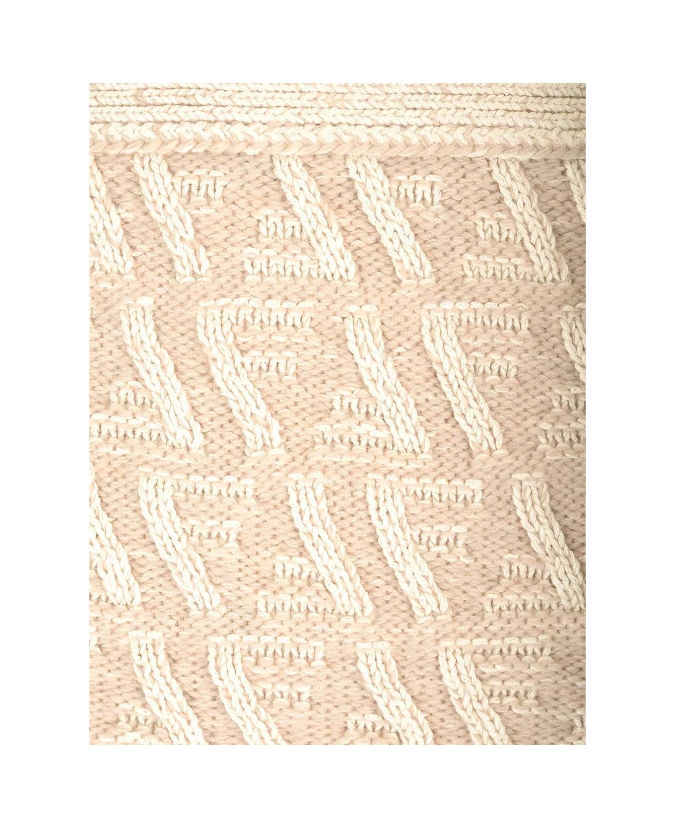 Fendi Wool And Cashmere Mini Skirt - Beige
