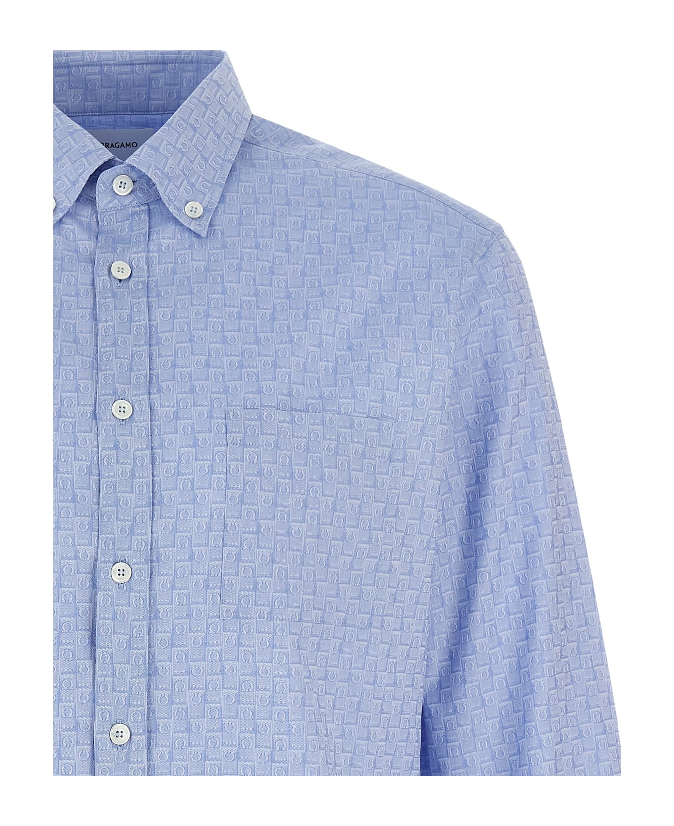 Ferragamo 
gancini
 Shirt - Light Blue