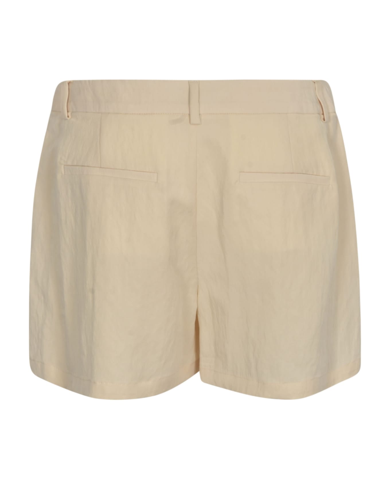 Blumarine Flower Concealed Shorts - White