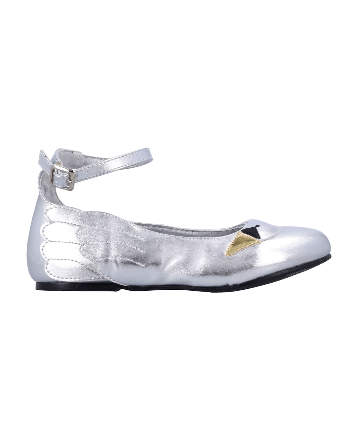Stella McCartney Kids Kid - Swan Ballerina - SILVER