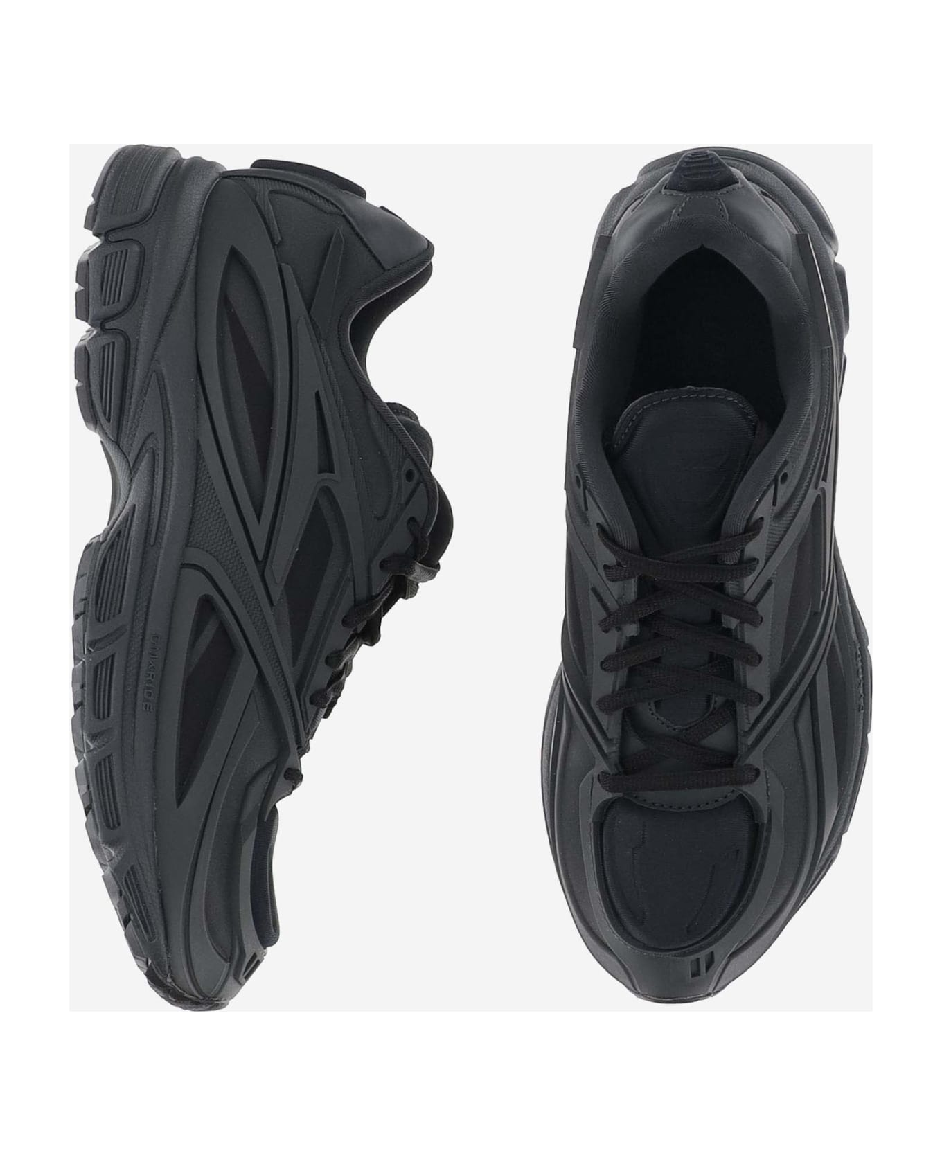 Reebok Premier Road Synthetic Fabric Sneaker - Black スニーカー