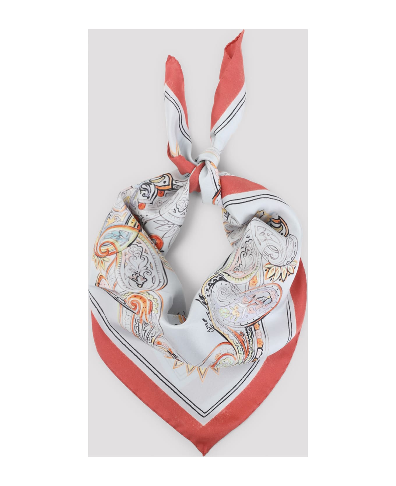 Etro Turandot 70x70 Foulard - Multi  Pale Blue