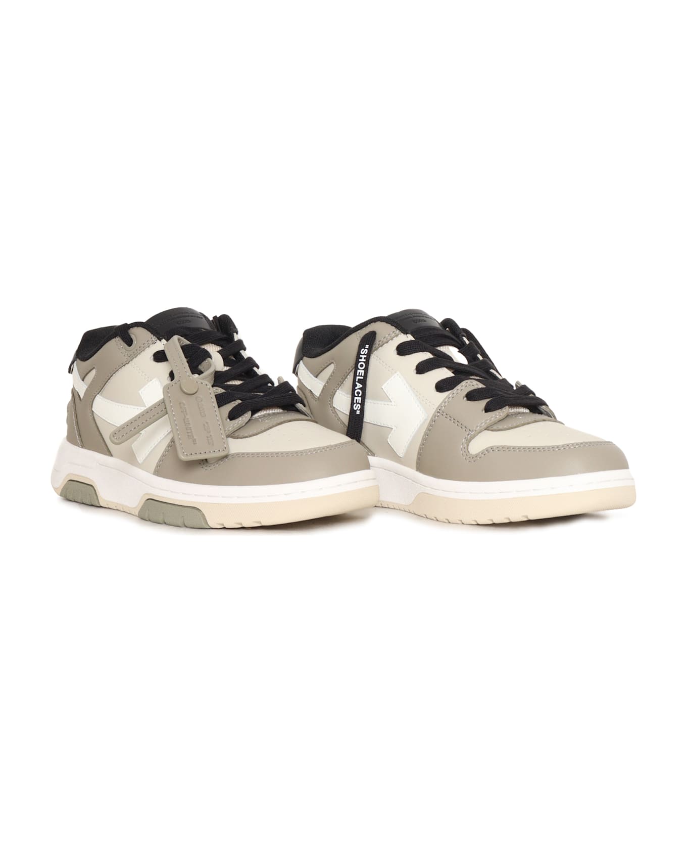 Off-White Out Of Office Olive Green - Light Brown - GREEN