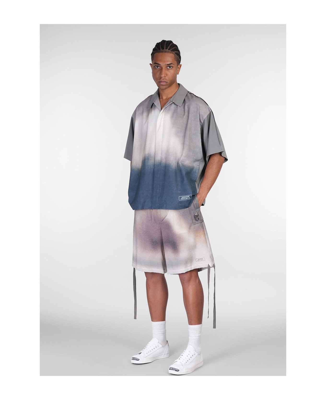 Undercover Jun Takahashi Shirt In Grey Wool - grey