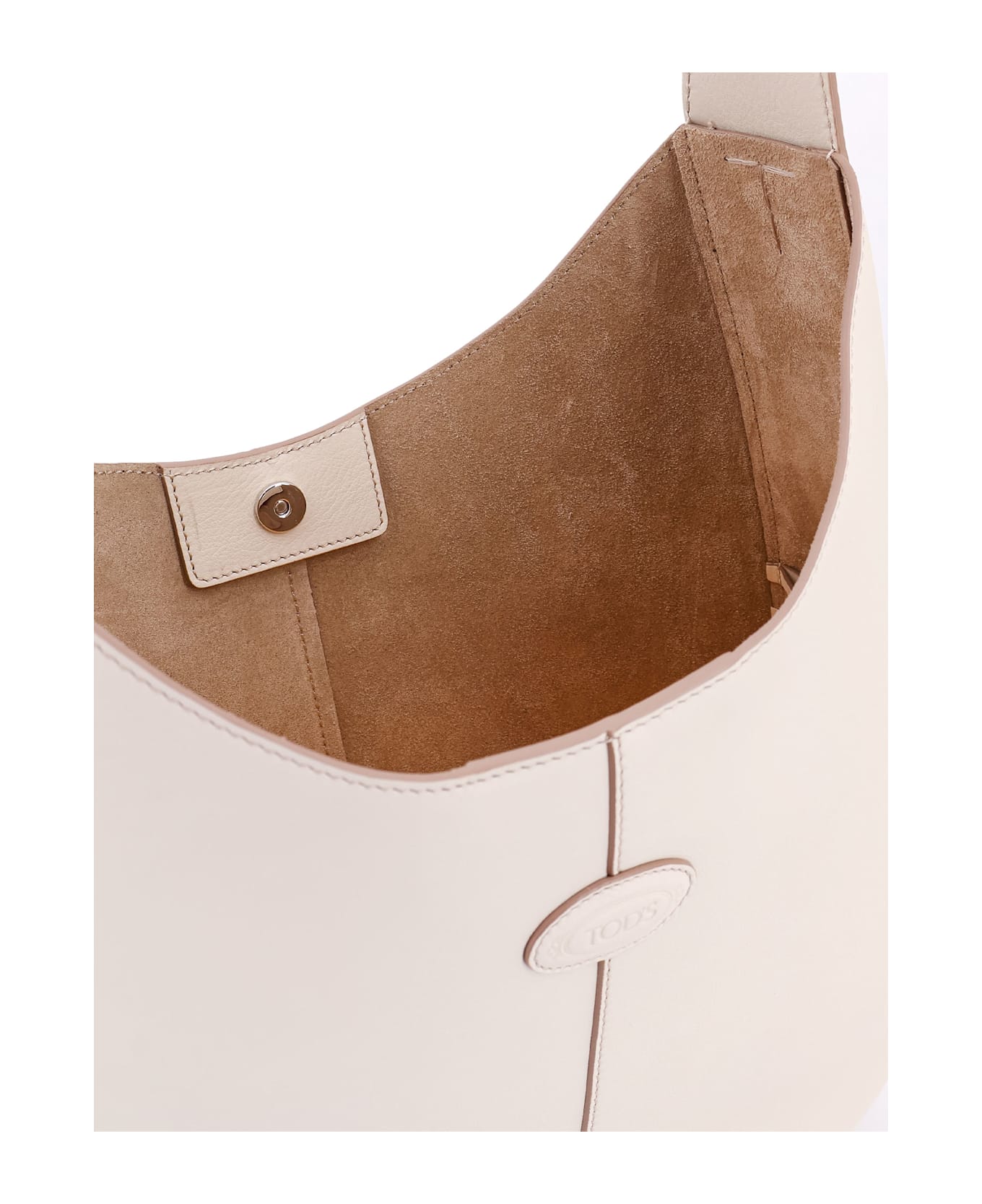 Tod
s 
hobo
 White Leather Bag - White