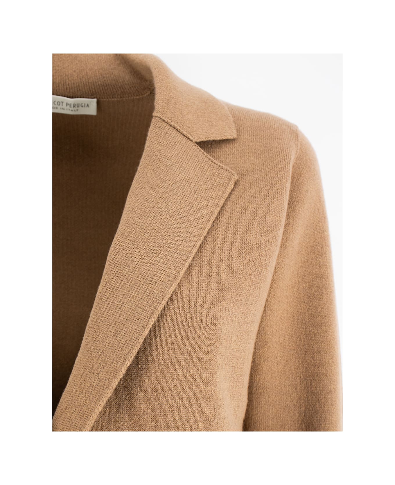 Le Tricot Perugia Jacket - CAMEL