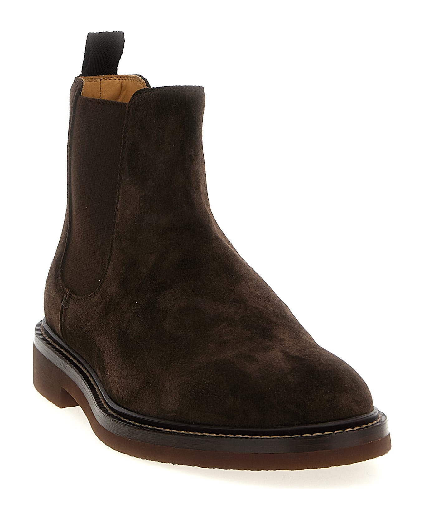 Brunello Cucinelli Chelsea Ankle Boots - Brown