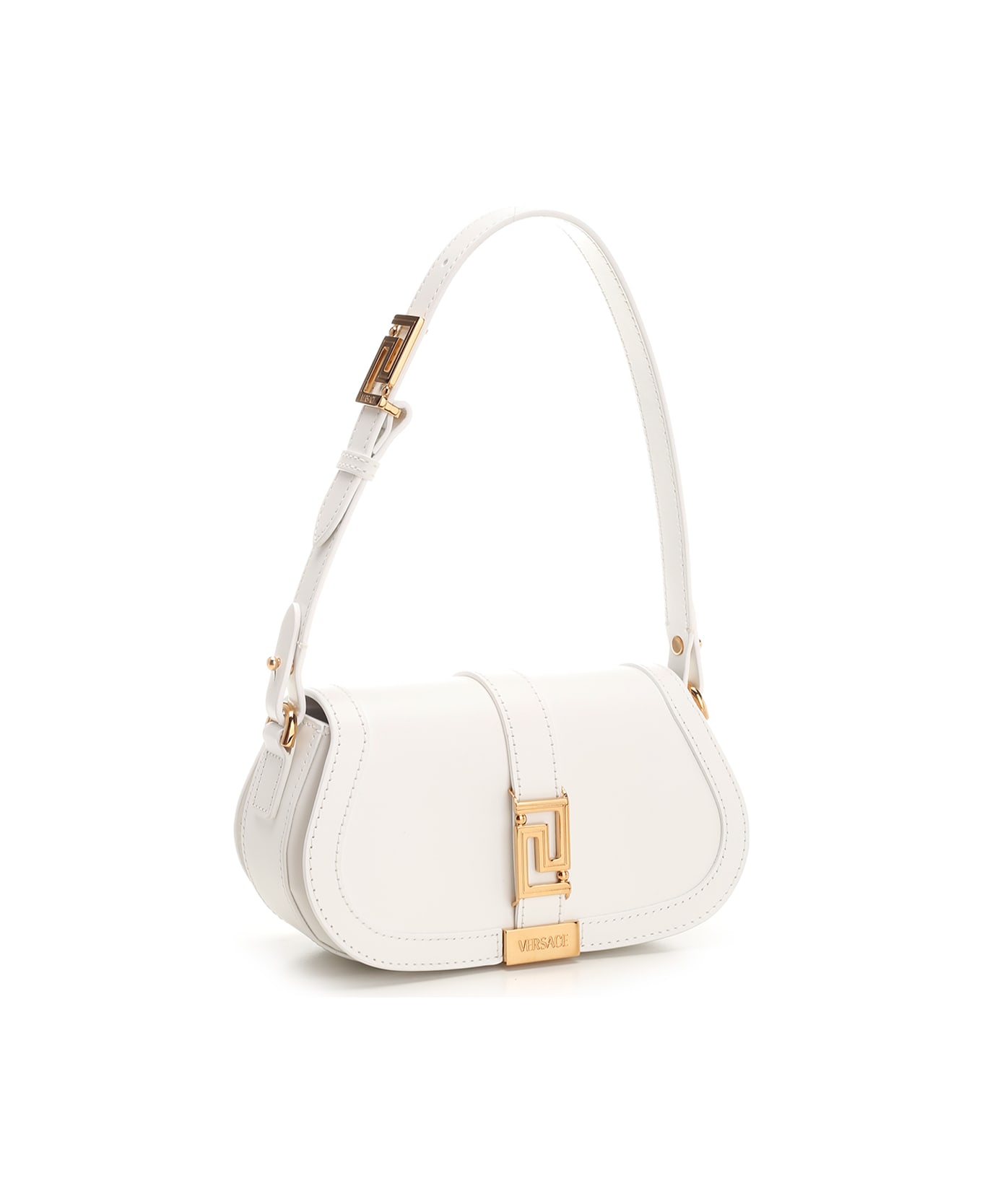 Versace 'greca Goddess' Mini Shoulder Bag - White