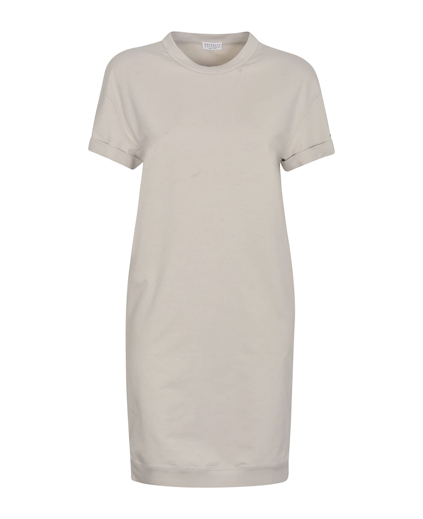 Brunello Cucinelli Plain T-shirt Dress - Quarzo