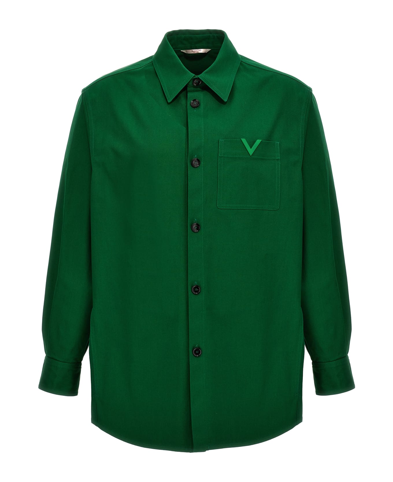 Valentino Garavani Canvas Shirt Jacket - Green シャツ