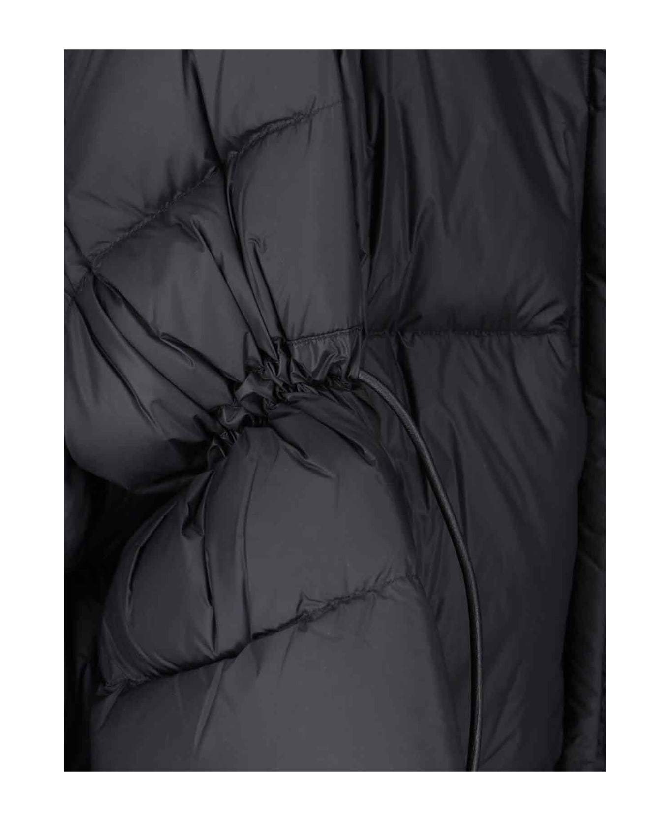 Rick Owens Quilted Down Jacket - Black