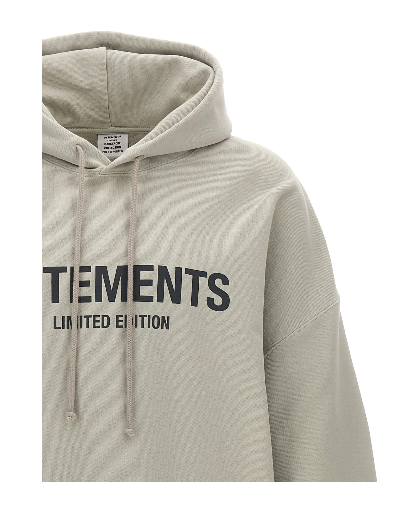 VETEMENTS 'limited Edition Logo' Hoodie - Gray