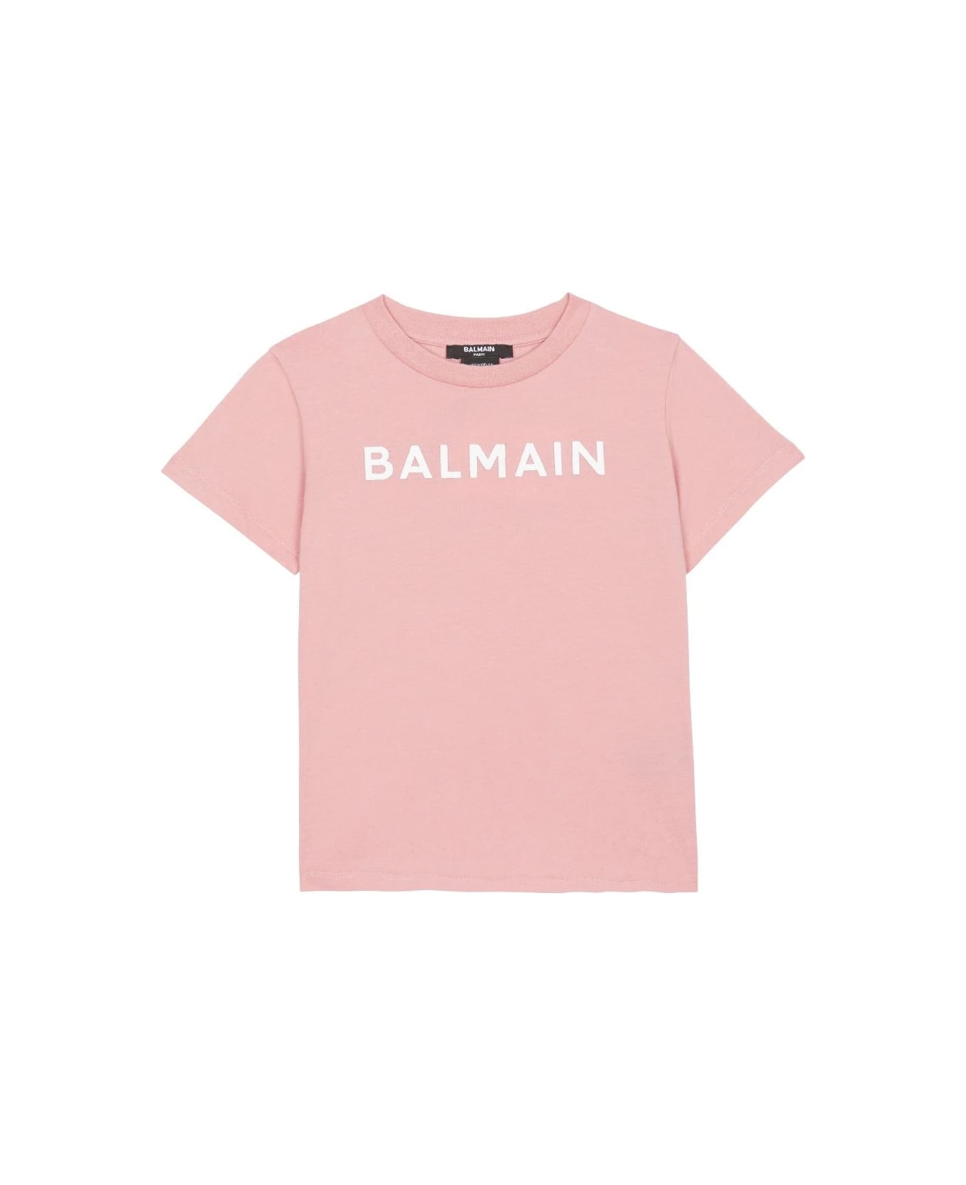Balmain Logo T-shirt - Rosa