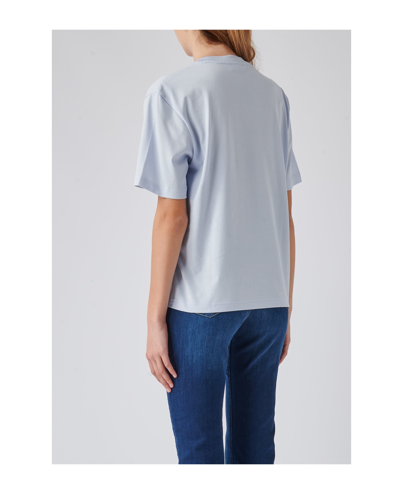 Lacoste Cotton T-shirt - CERULEO