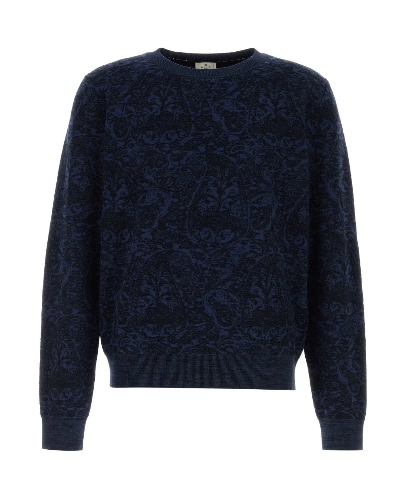 Etro Embroidered Cotton Blend Sweater - S9831