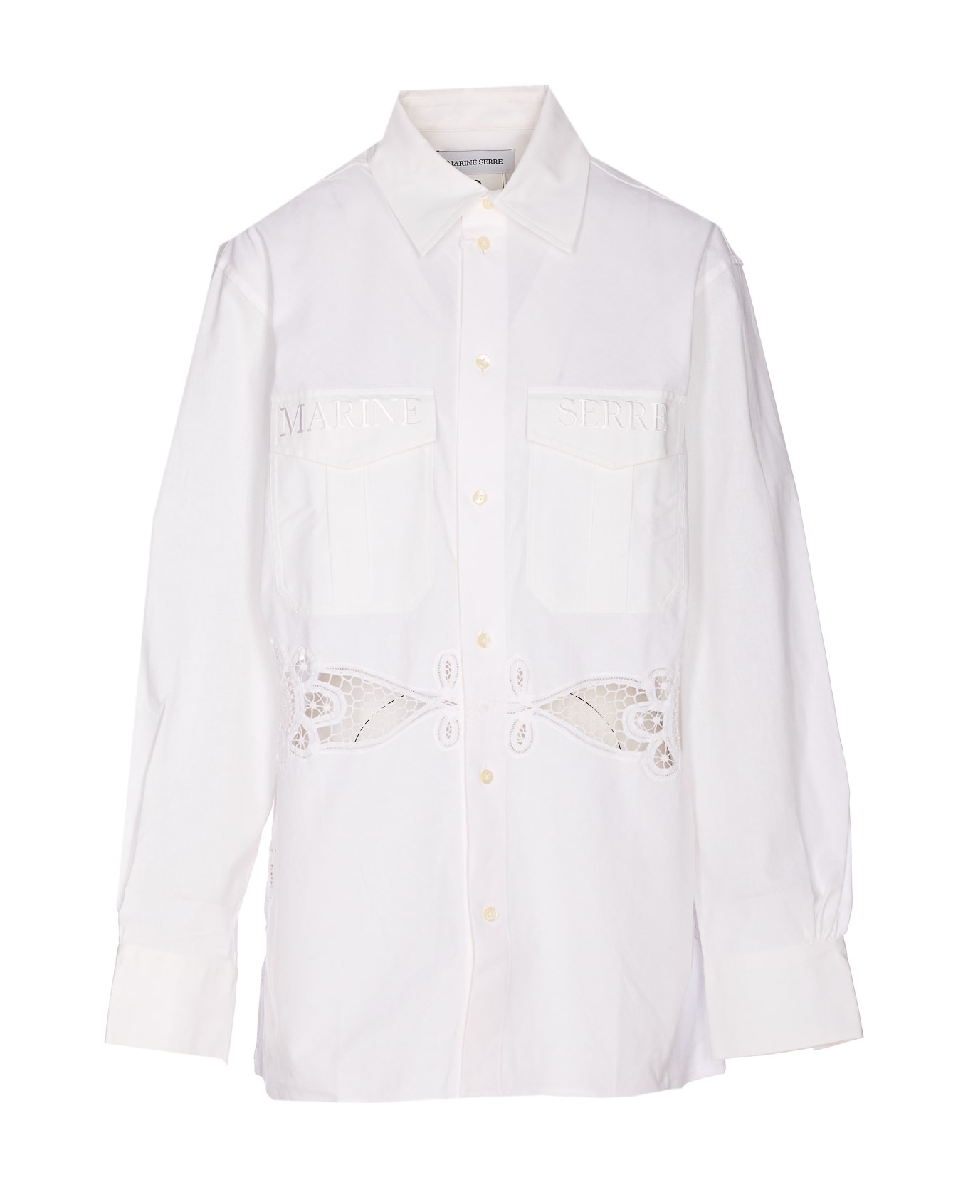 Marine Serre Regenerated Shirt - White