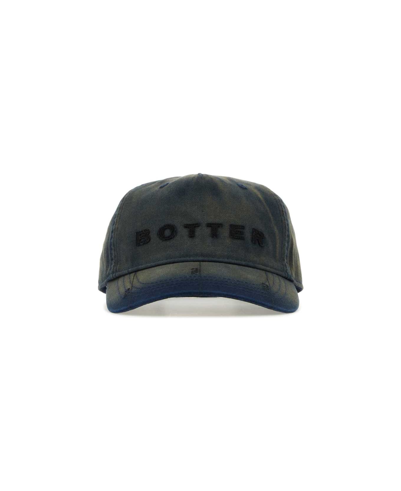 Botter Dark Blue Denim Baseball Cap - DARK NAVY 帽子