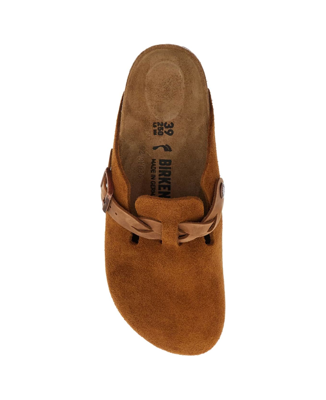 Birkenstock Boston Braided Clog - Leather Brown
