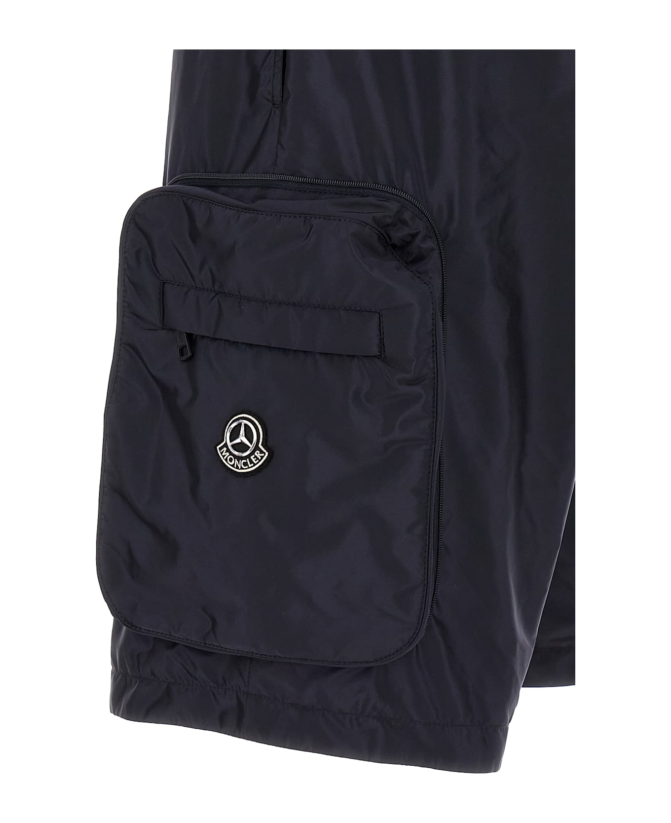 Moncler Genius Bermuda Moncler X Mercedes-benz By Nigo - Blue