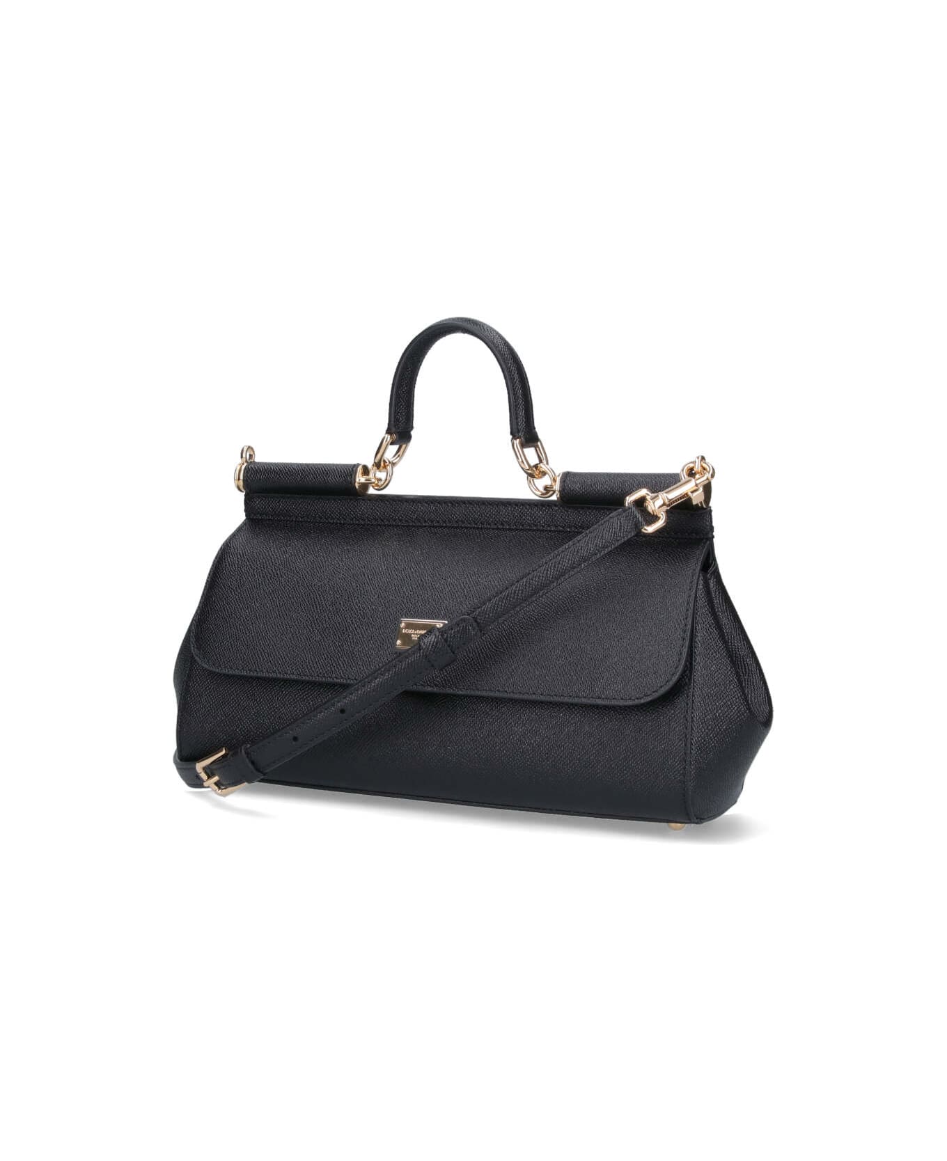 Dolce & Gabbana Sicily Handbag - Black トートバッグ