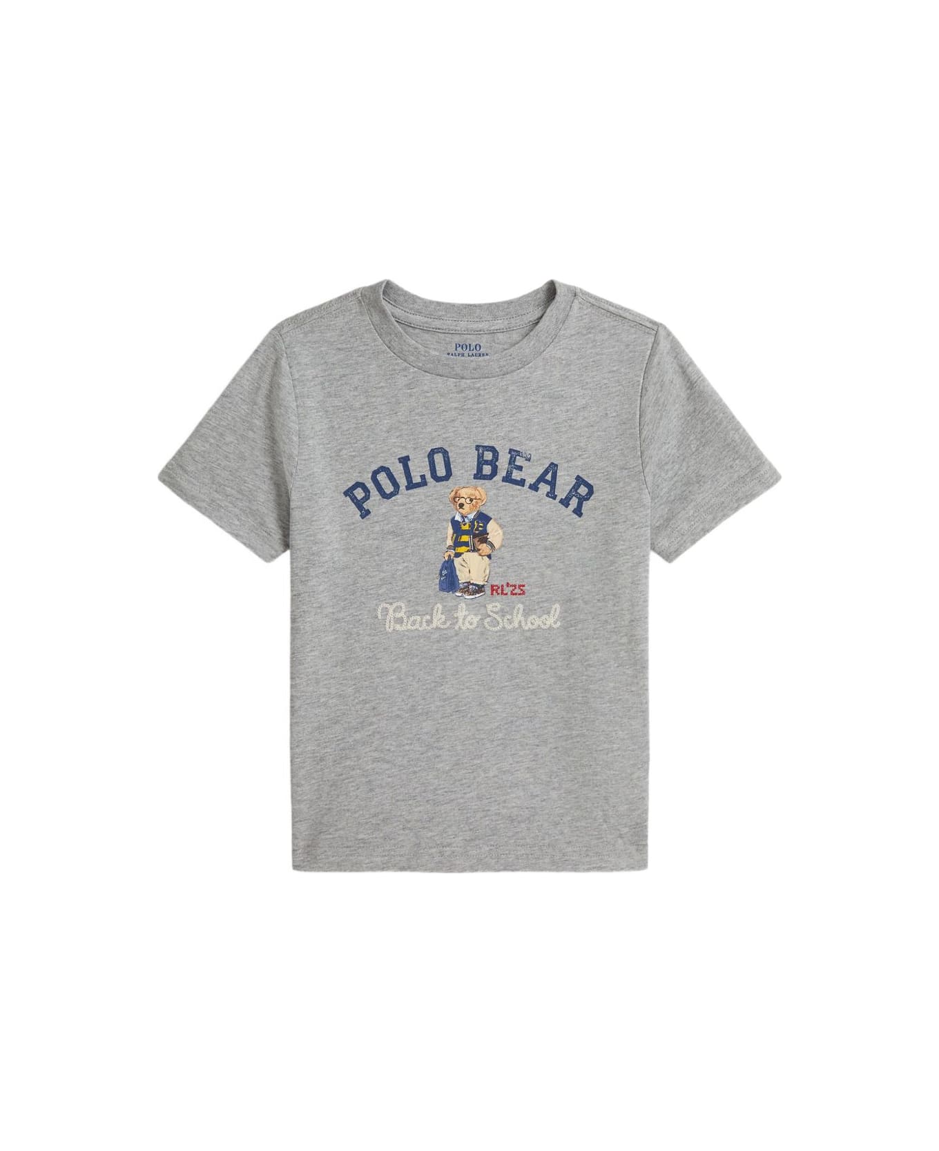 Polo Ralph Lauren Kids Printed T-shirt - Grey