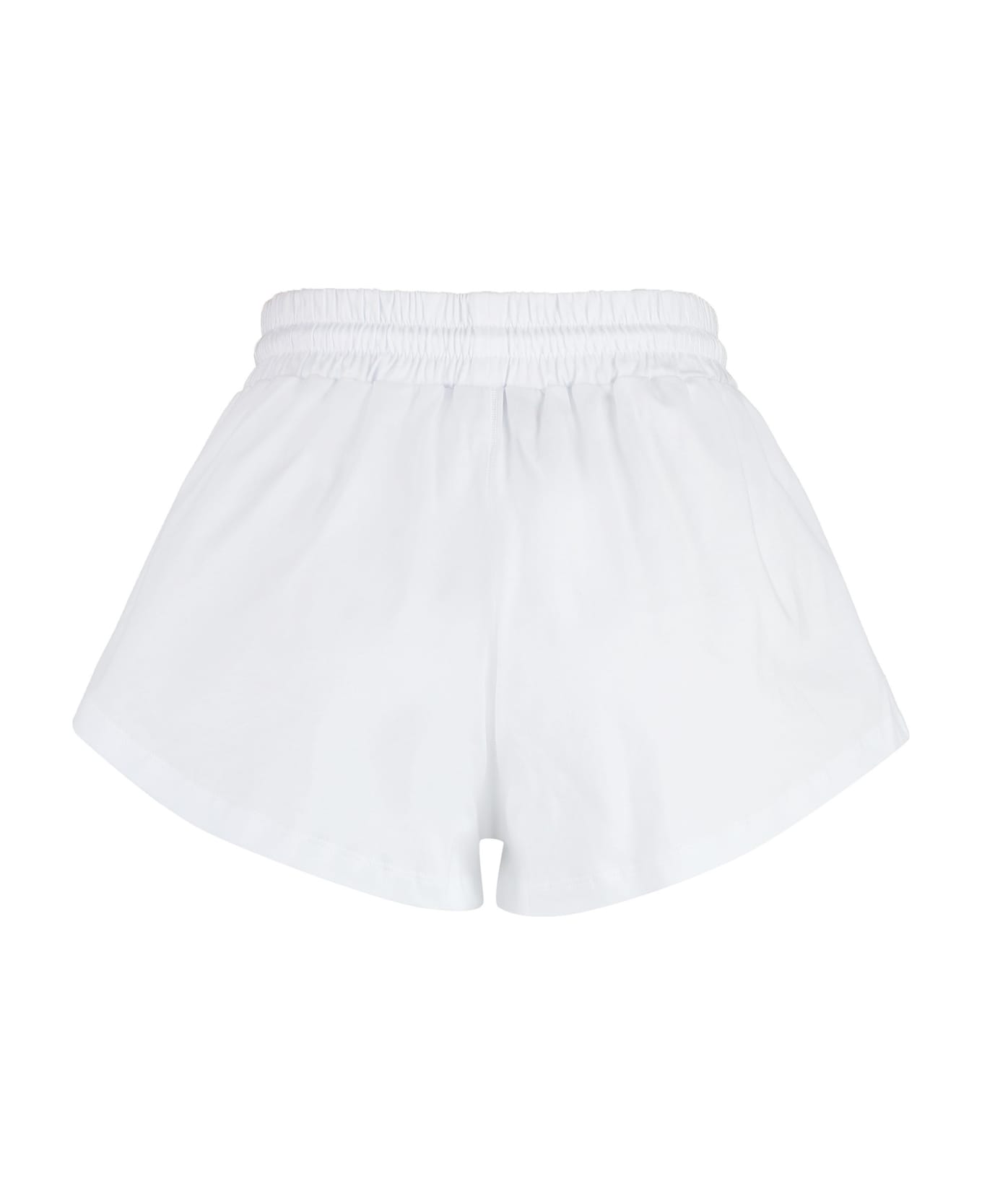 MSGM Cotton Shorts - White