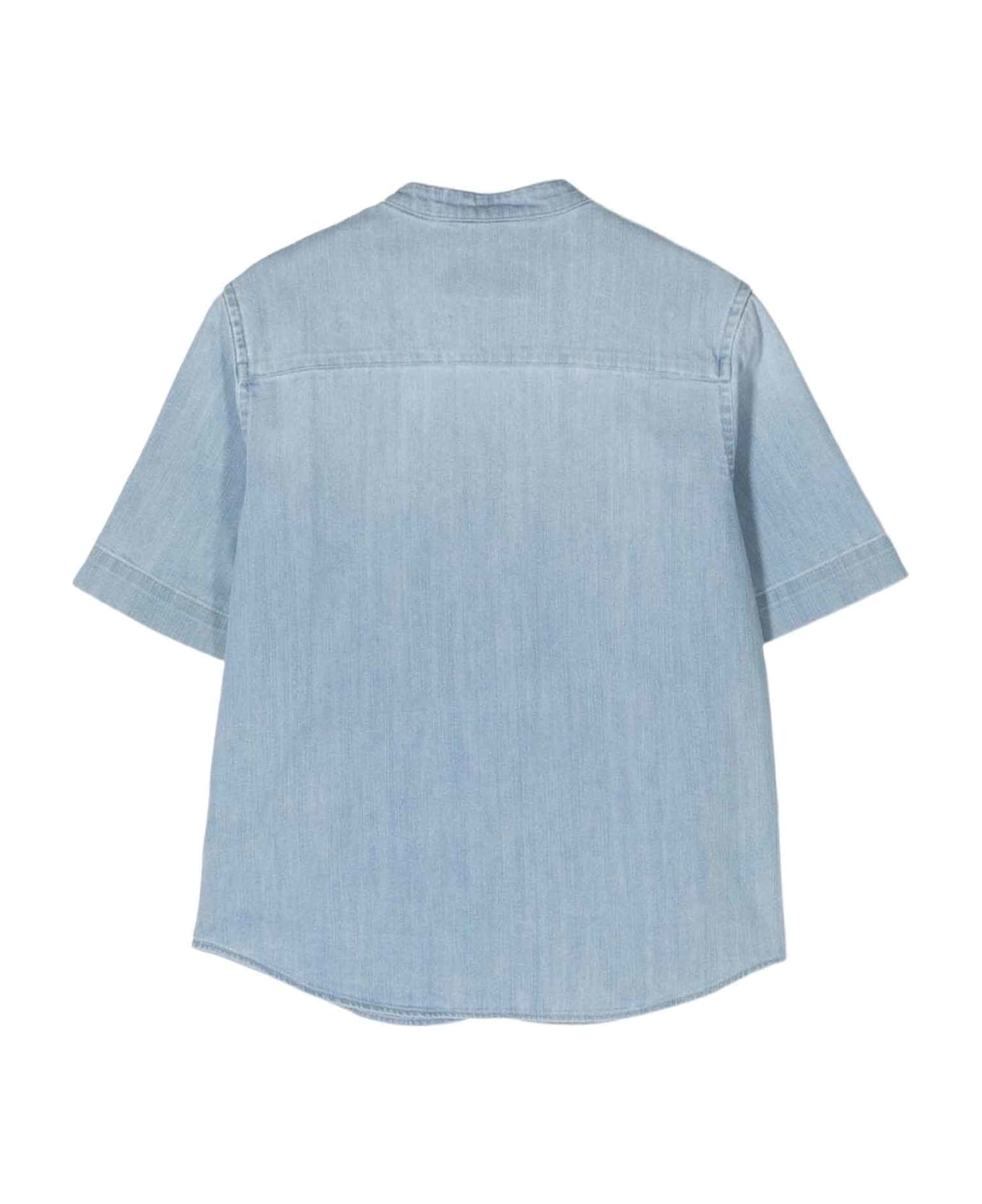 Dondup Denim Shirt Boy - Blu シャツ